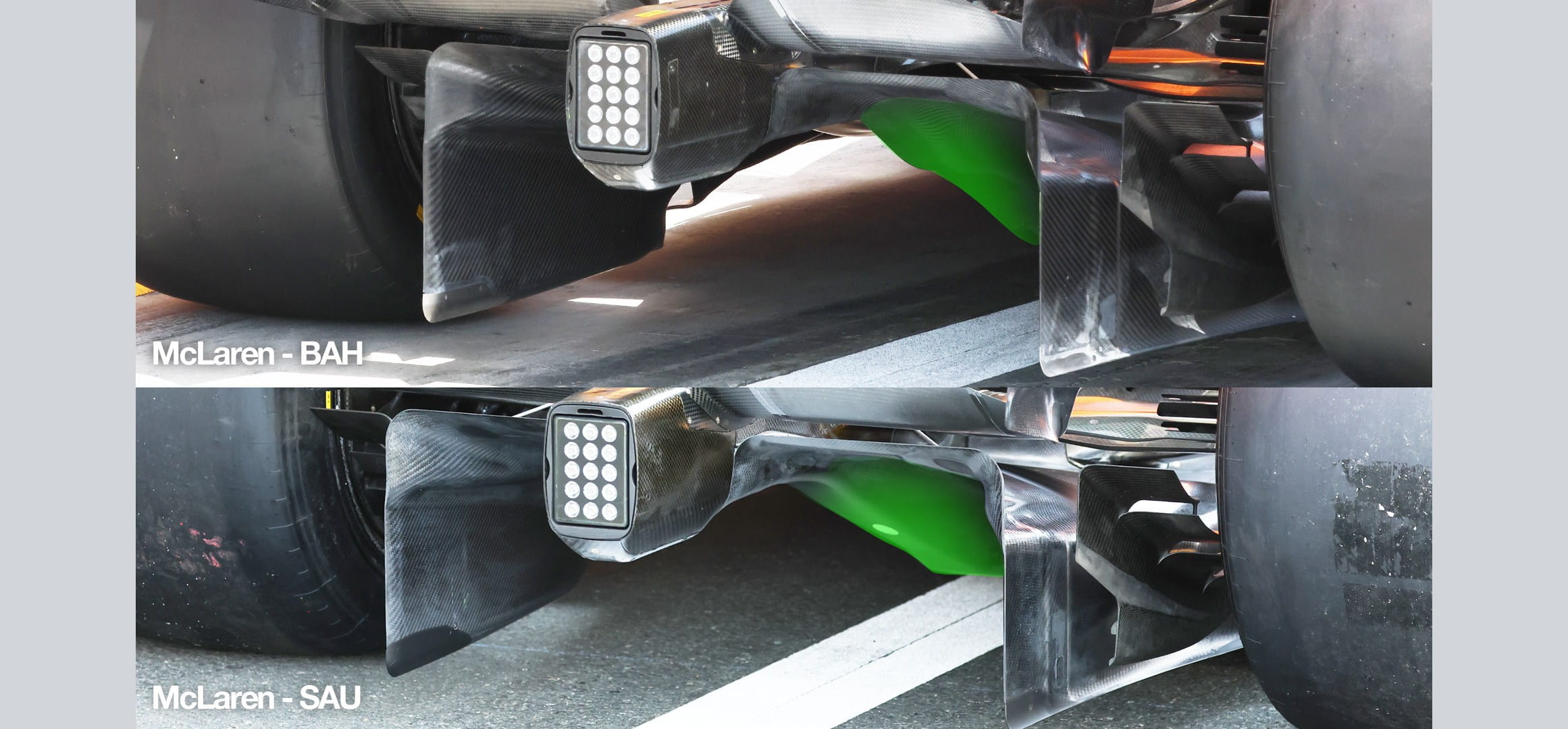 Underfloor of McLaren F1 car