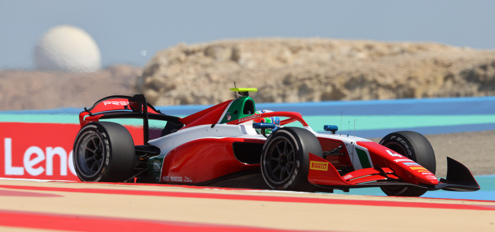 F2 cars are powered by a 3.4-litre turbocharged Mecachrome engine producing 620hp