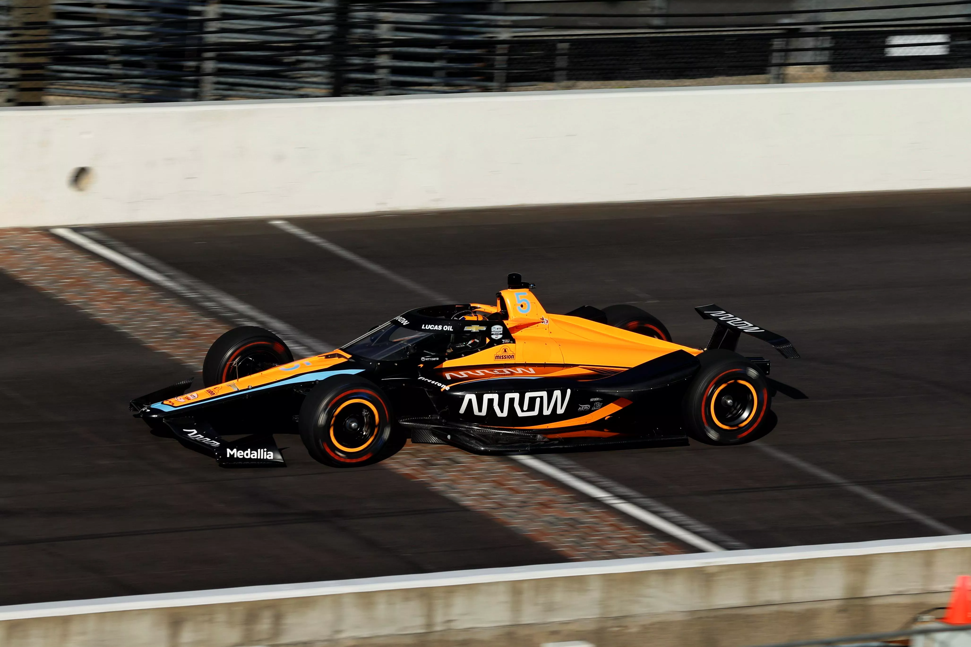 Alex Rossi testing McLaren IndyCar hybrid