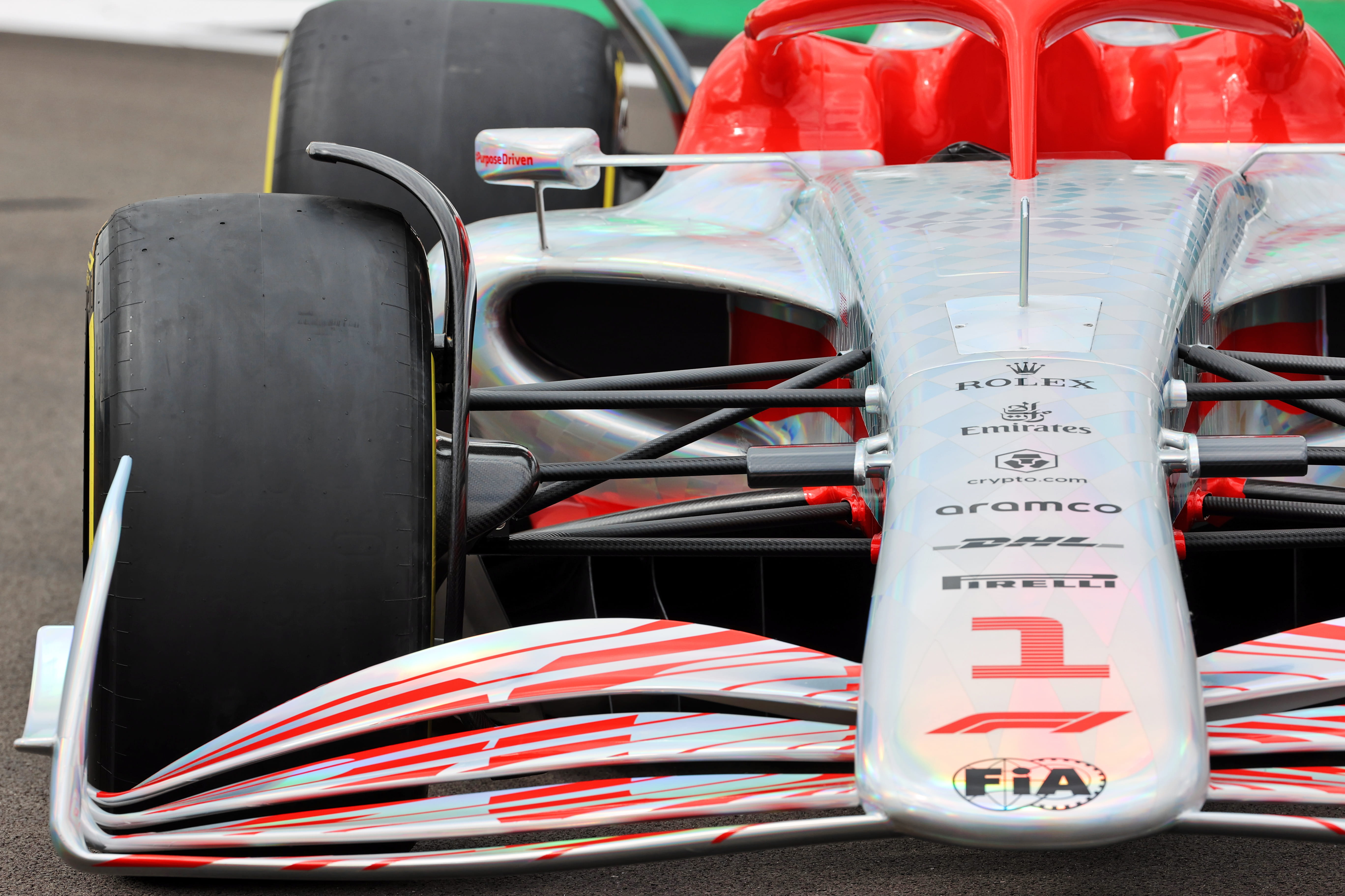F1 2022 ground effect demo car