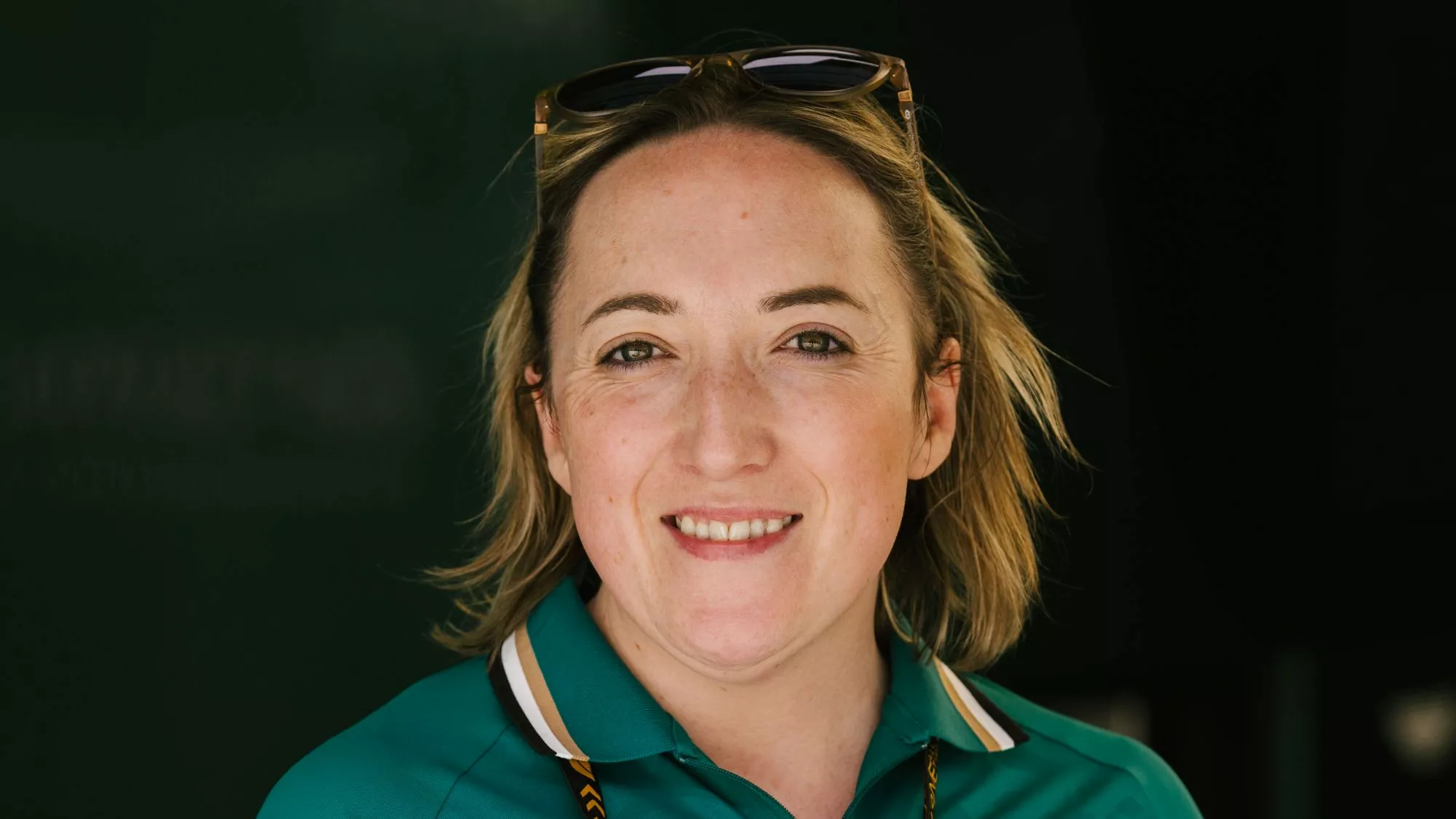 Photograph of Sosanna Ni Dhubhain, Aston Martin Aramco engineer