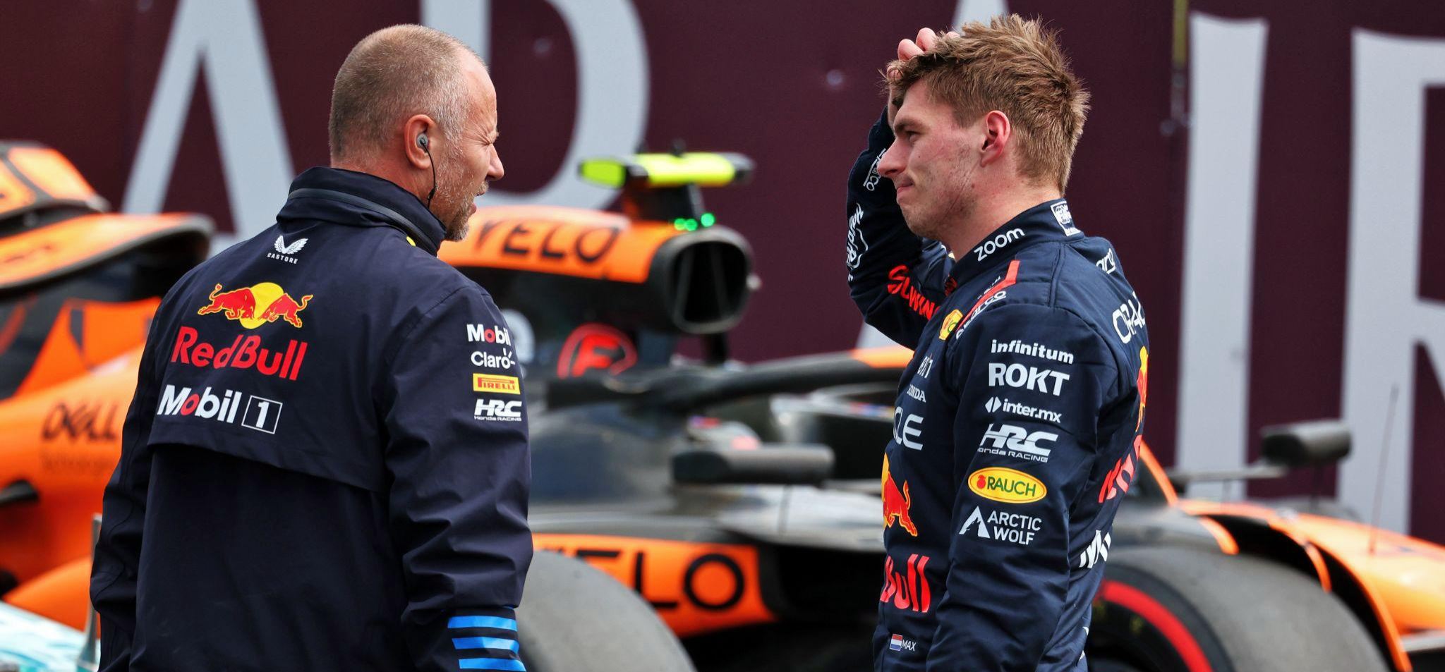 Max Verstappen went off track and picked up damage during qualifying on Saturday, which hurt his chances of fighting for pole position