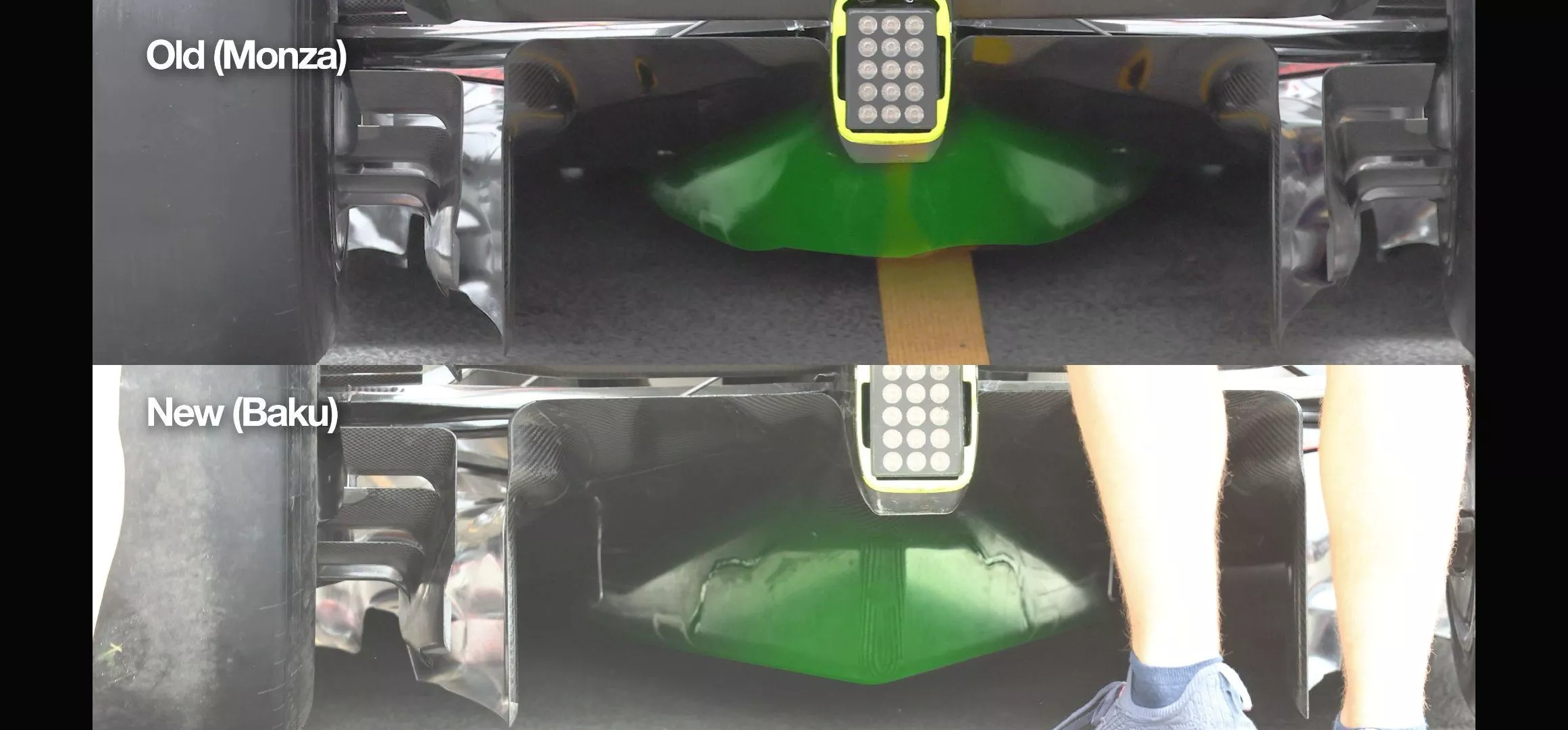 2024 Azerbaijan, Red Bull floor tweak