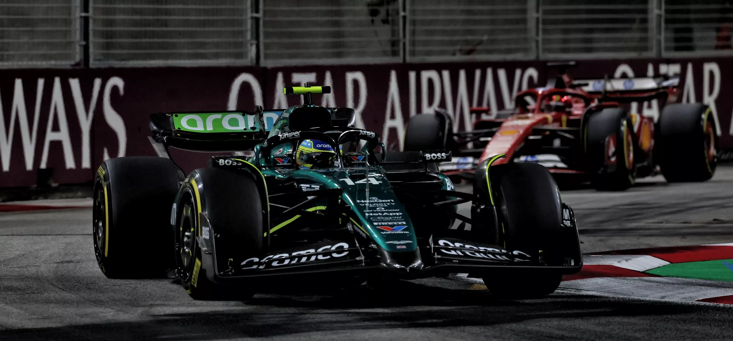 Fernando Alonso finished eighth in Singapore but conceded that Aston Martin have lost ground to their rivals