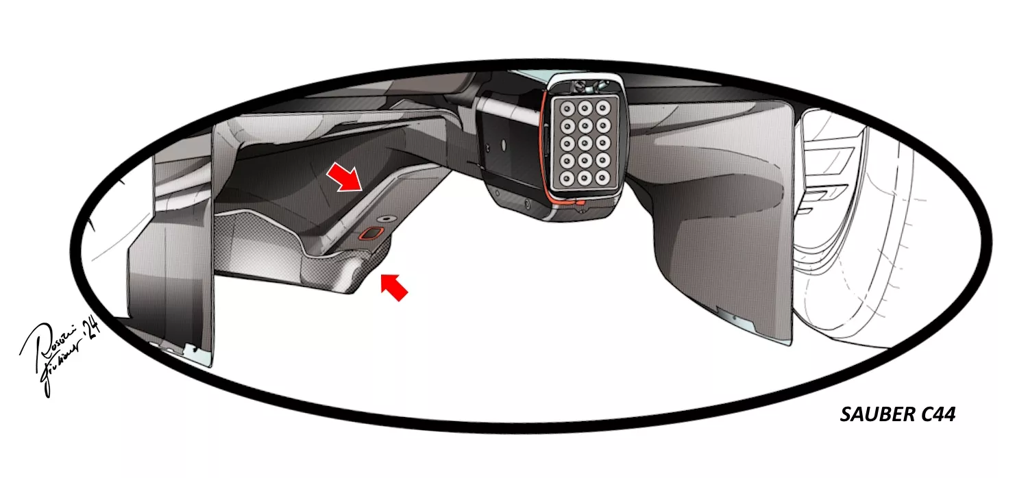 Sauber diffuser illlustration