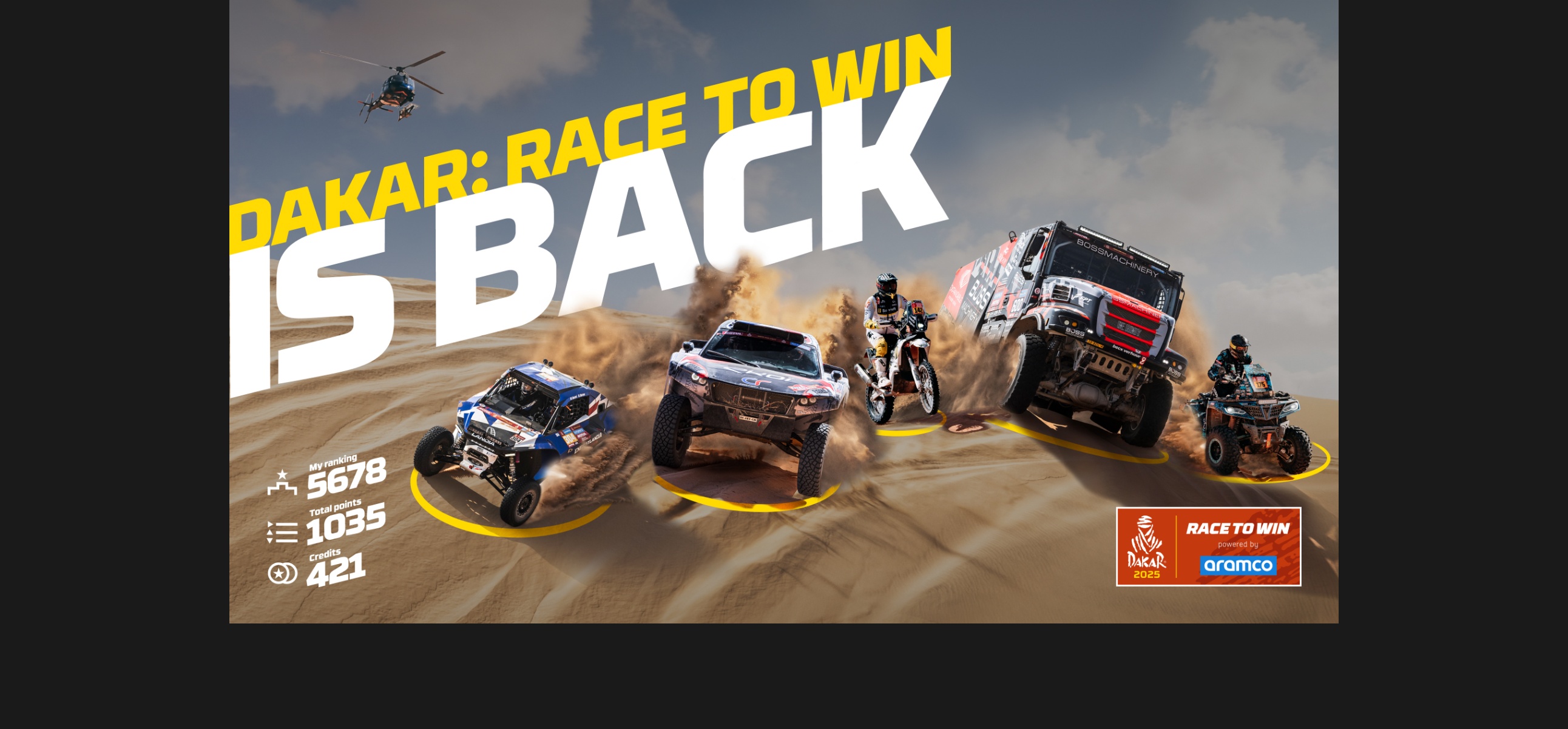 Dakar Race to Win