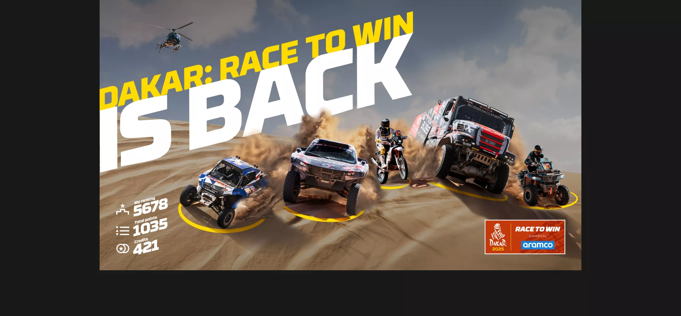Dakar Race to Win