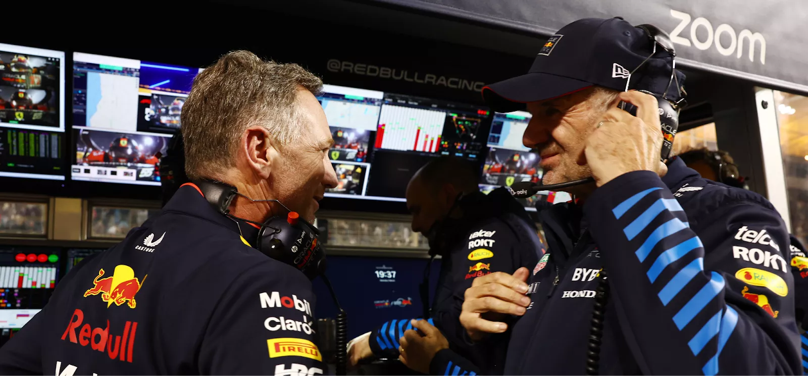 Adrian Newey and Christian Horner