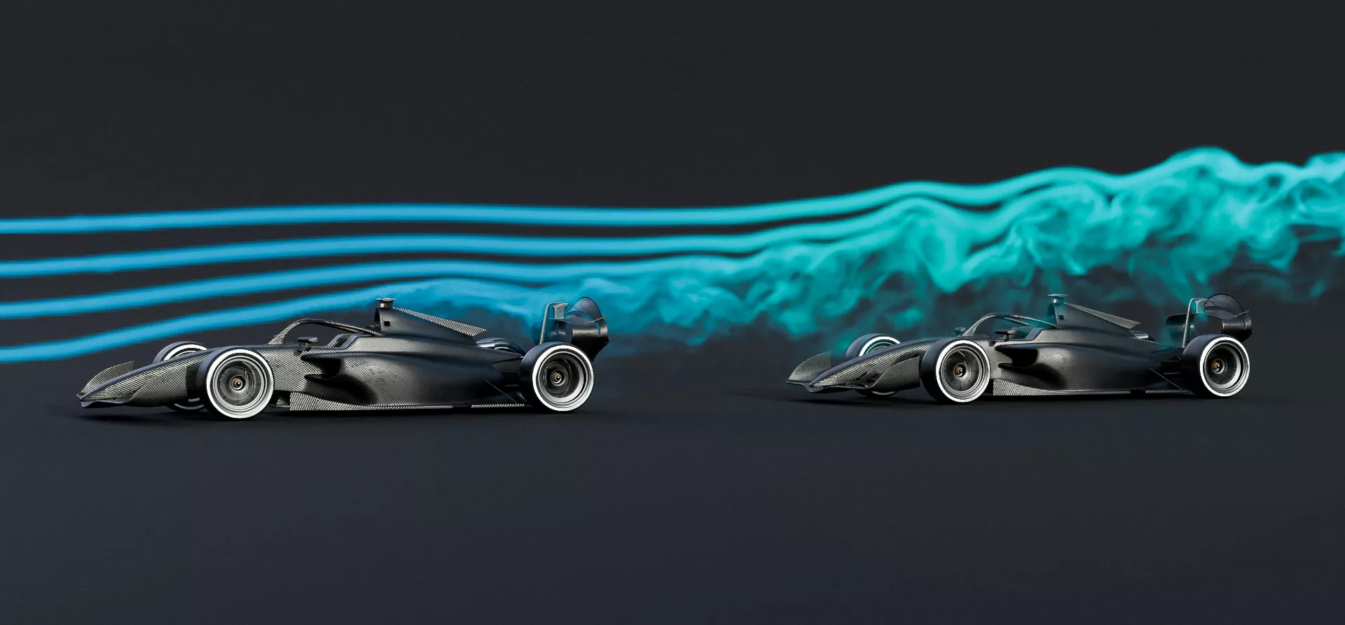 visualisation of slipstreaming in F1