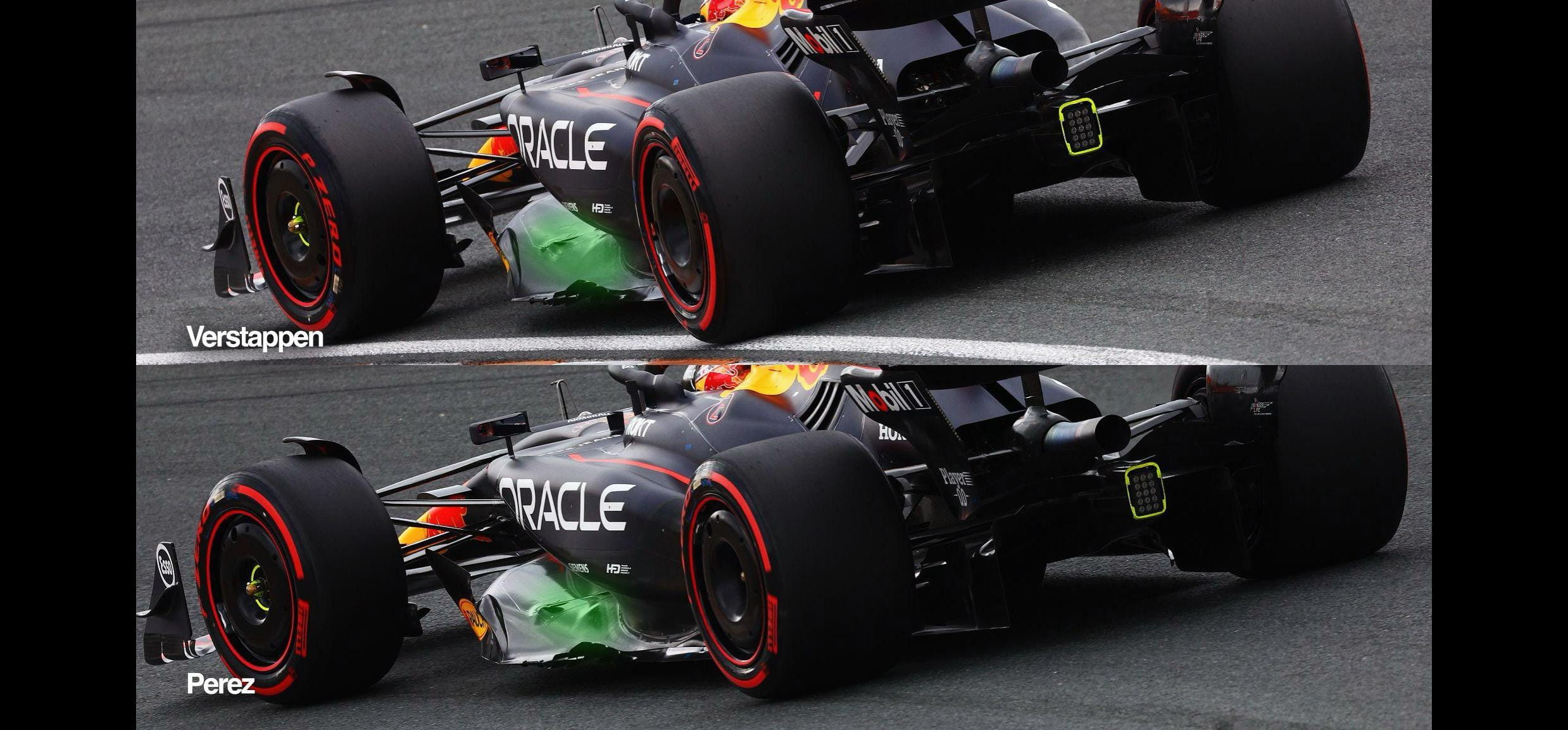 Image: comparison of Red Bull's floor specs in Holland