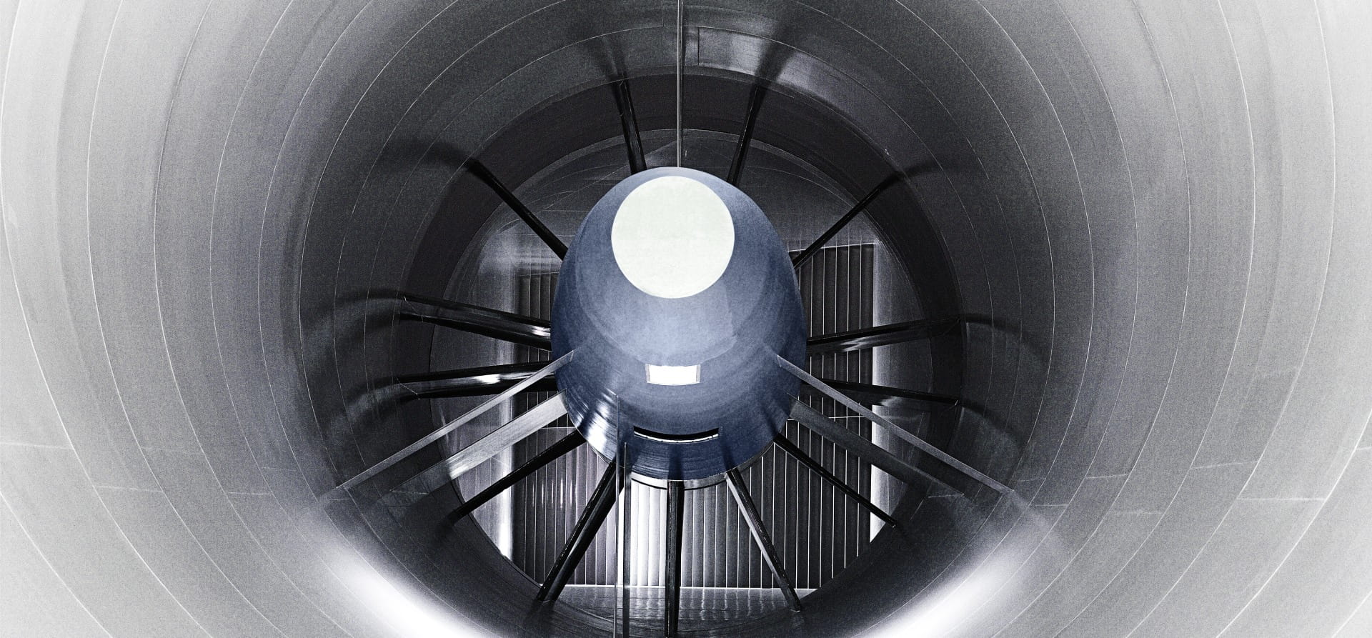 The giant fan of Sauber's F1 windtunnel 