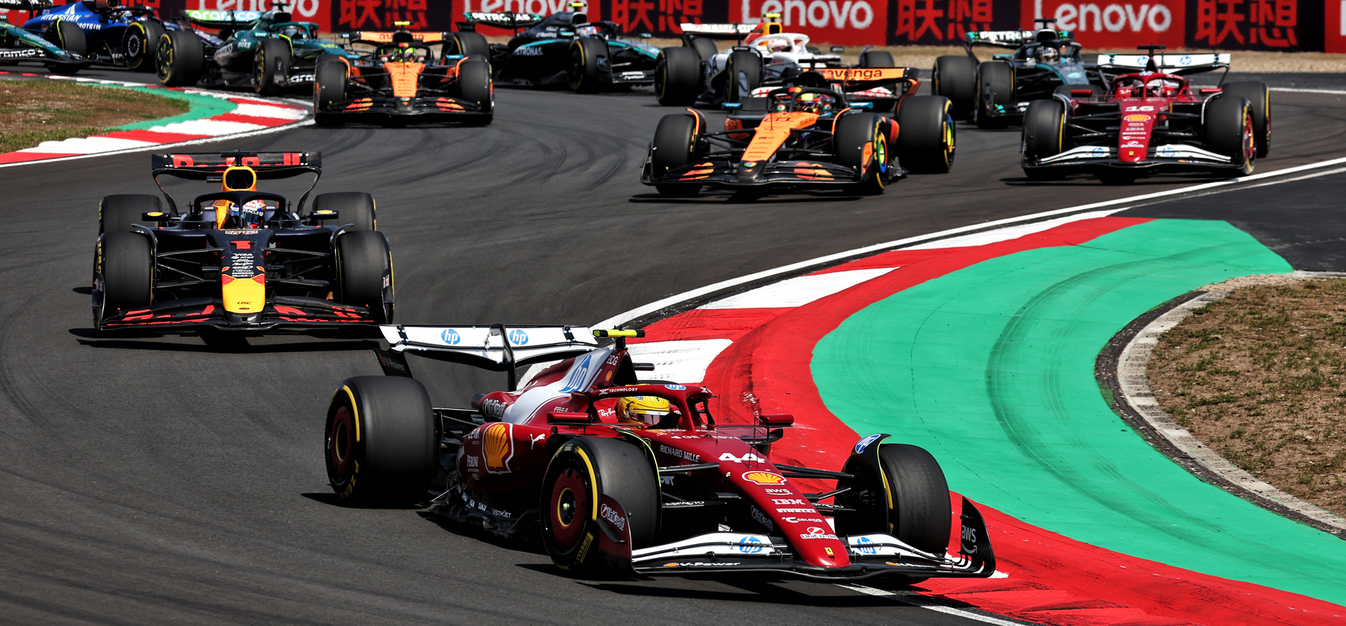 F1 cars 2025 China sprint
