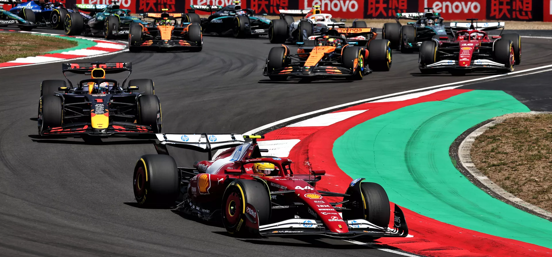 F1 cars 2025 China sprint
