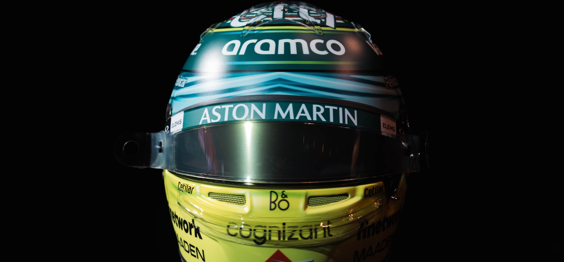 Fernando Alonso 2025 Saudi F1 helmet