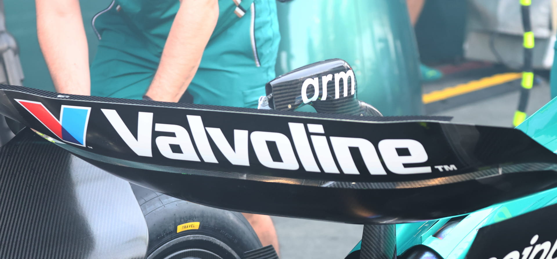 Aston Martin F1 rear wing
