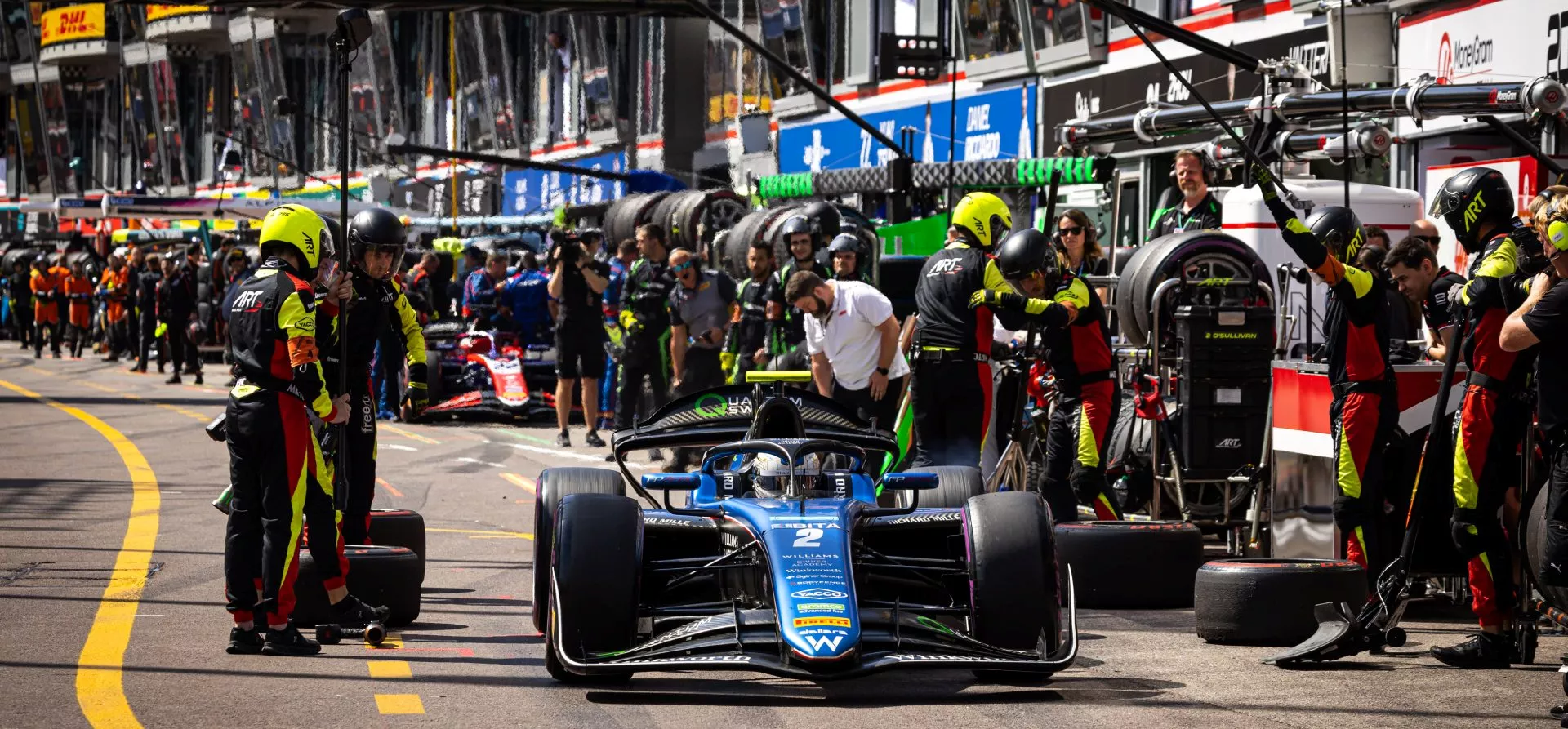 Haas F1 pitwall
