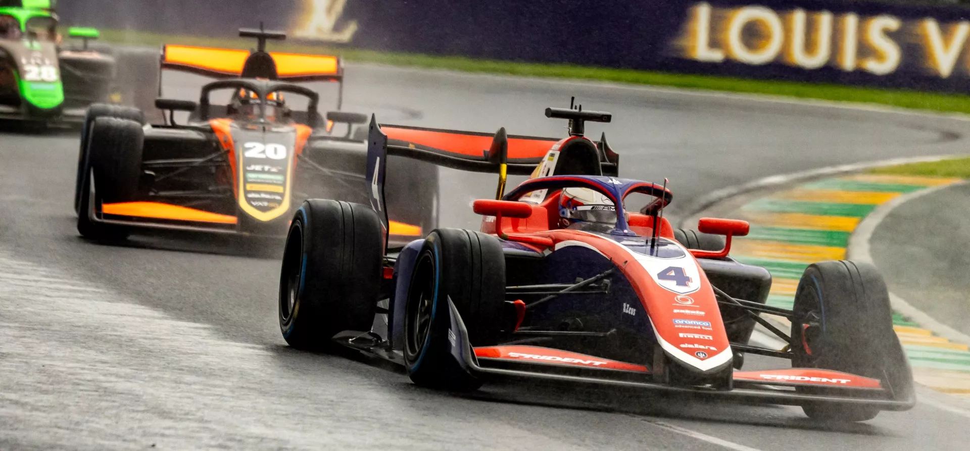 F3 cars in the wet, Australia