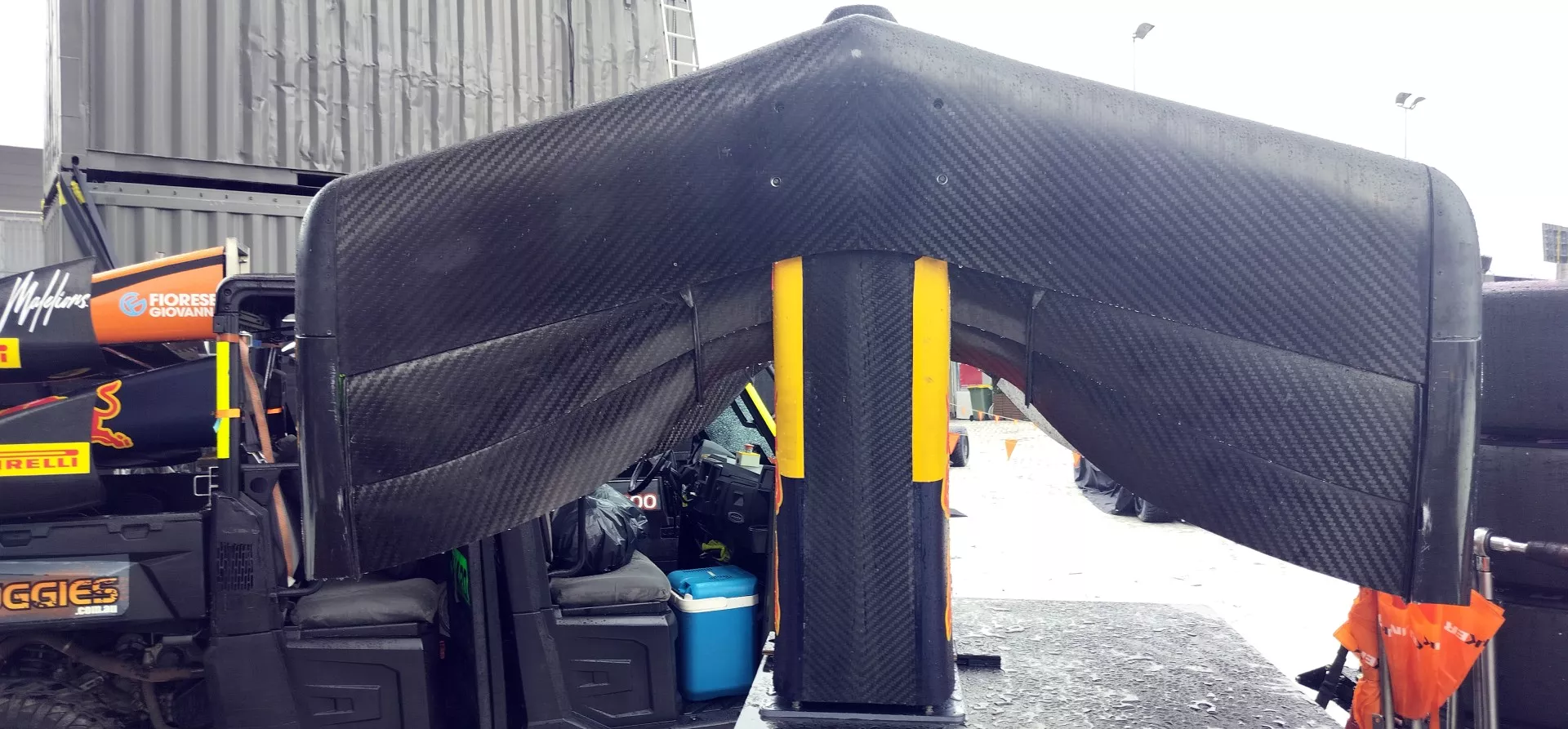 Underside of F2 front wing