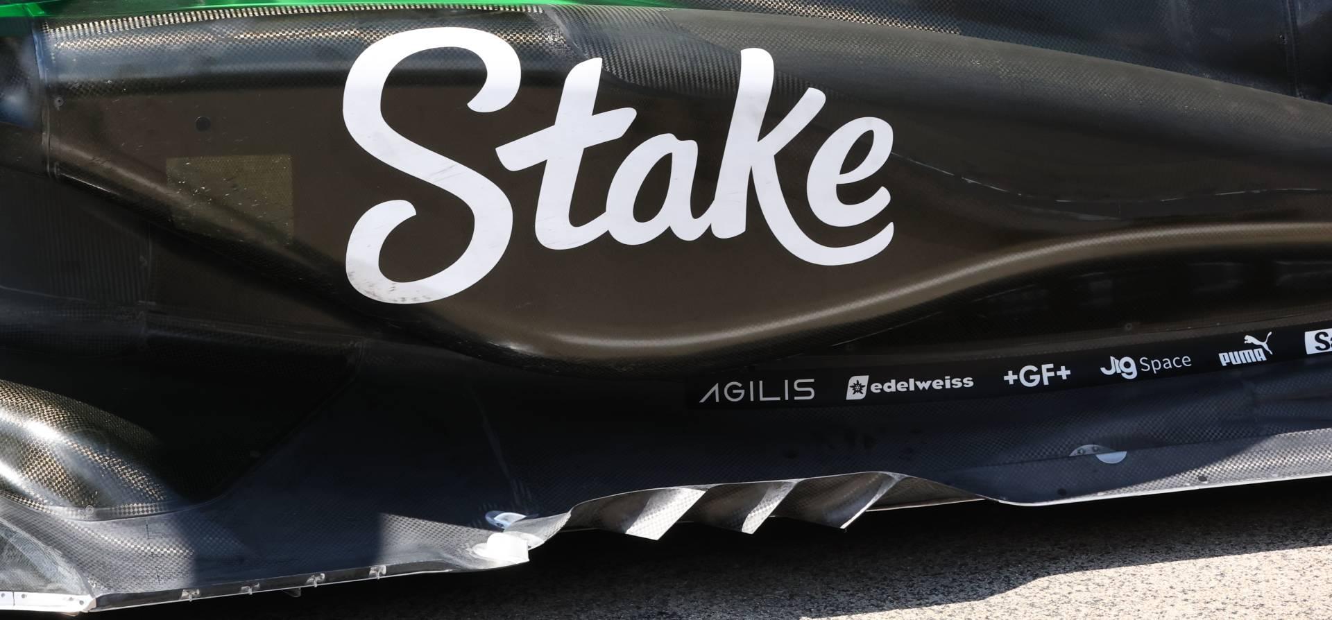 Floor detail on Sauber 2025 F1 car