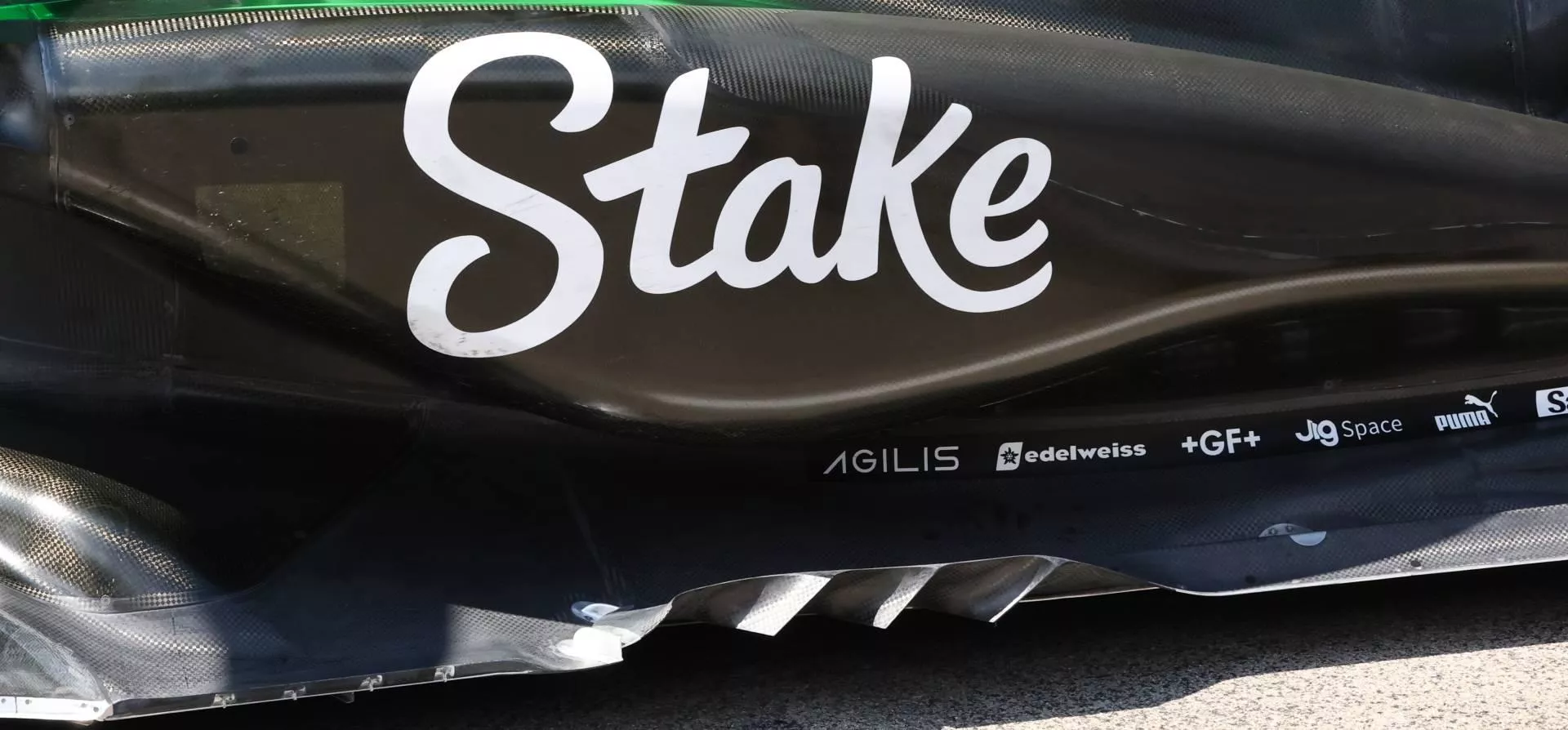 Floor detail on Sauber 2025 F1 car