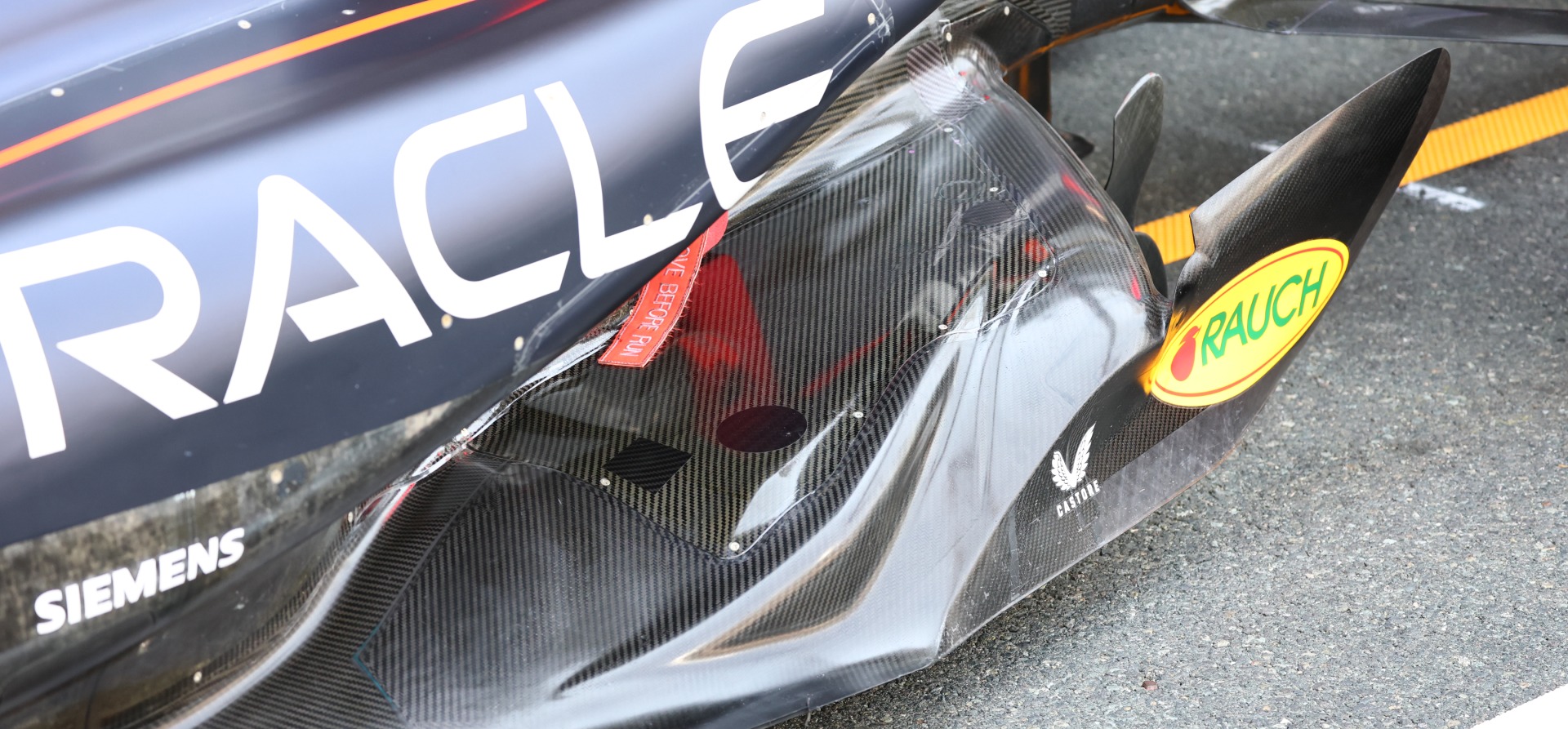 Red Bull front floor 2025 F1