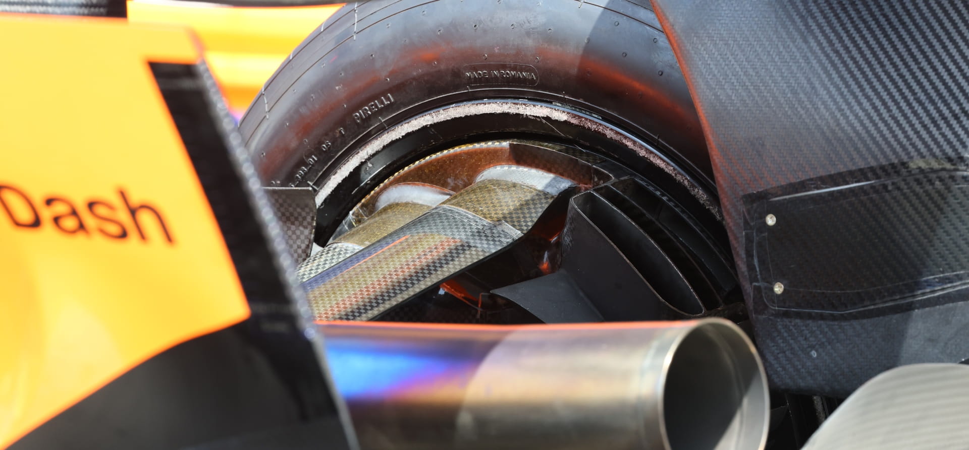 McLaren rear suspension 2025 F1