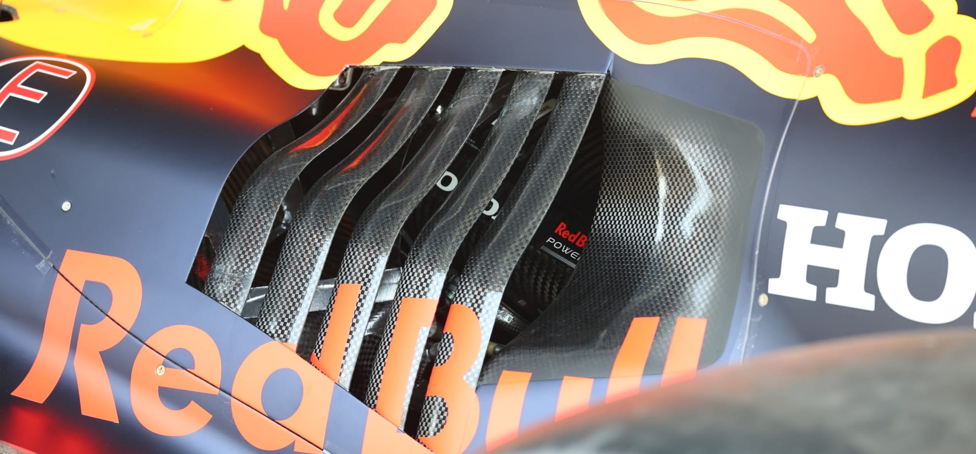 Red Bull engine cover 2025 F1