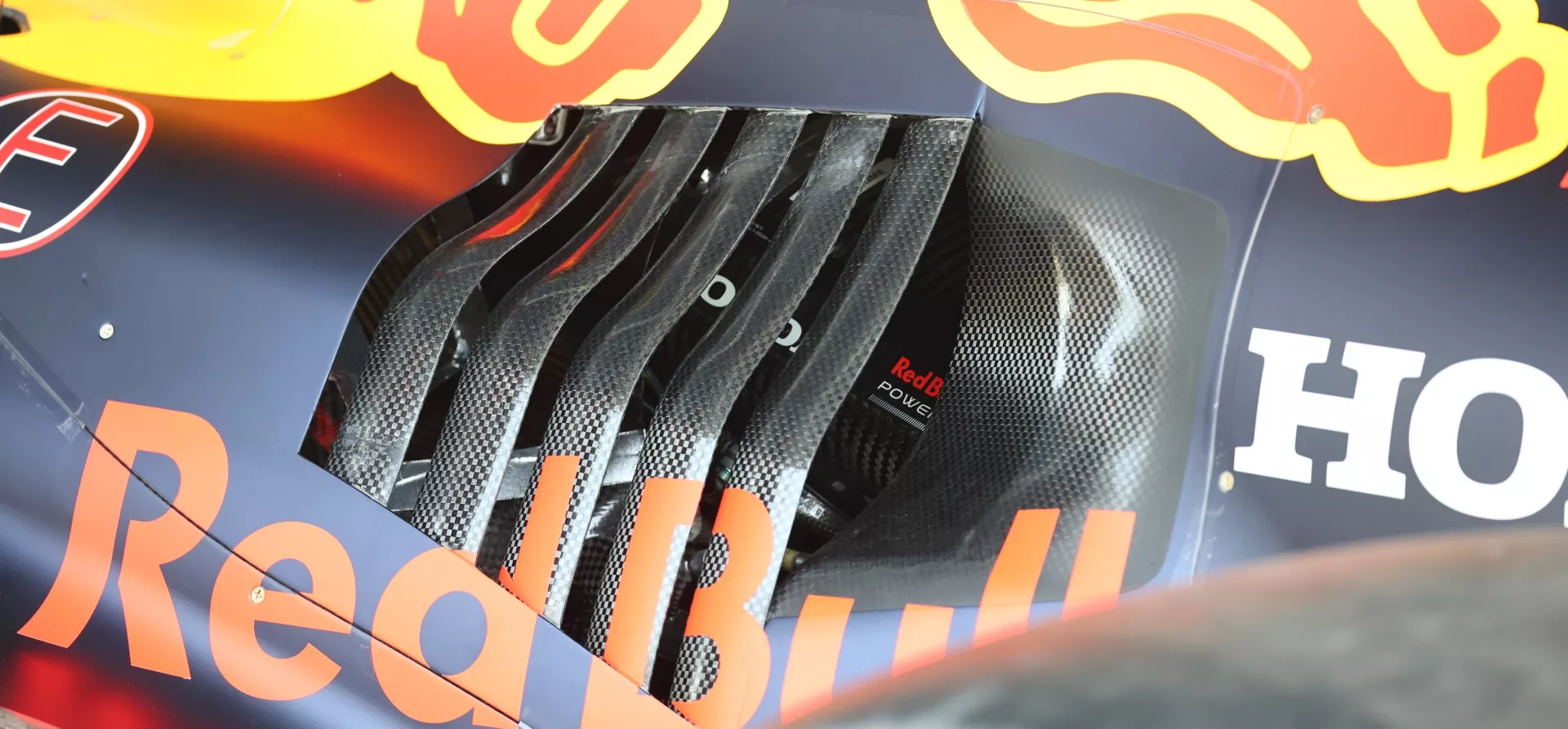 Red Bull engine cover 2025 F1