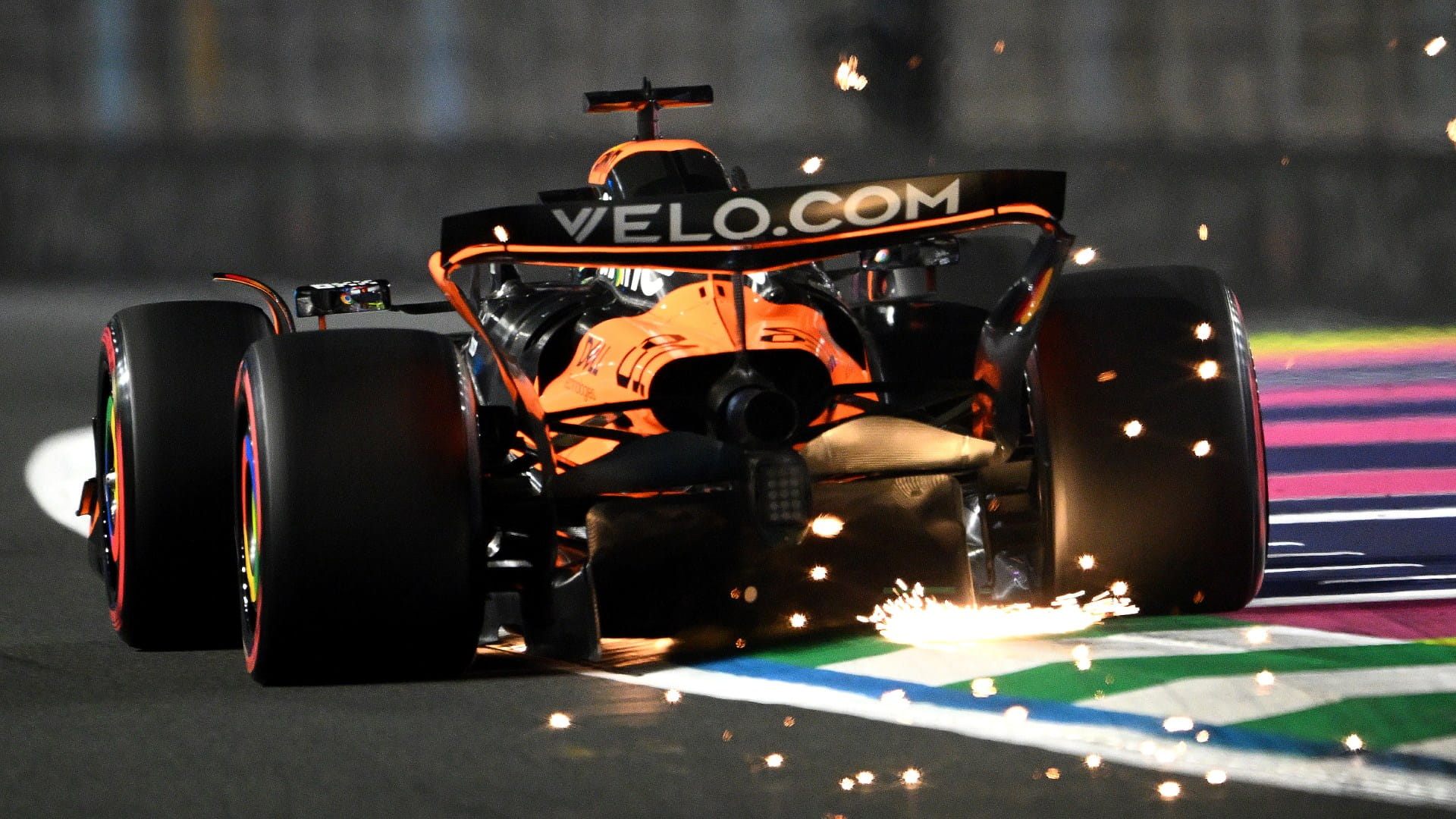Rear of McLaren F1 car