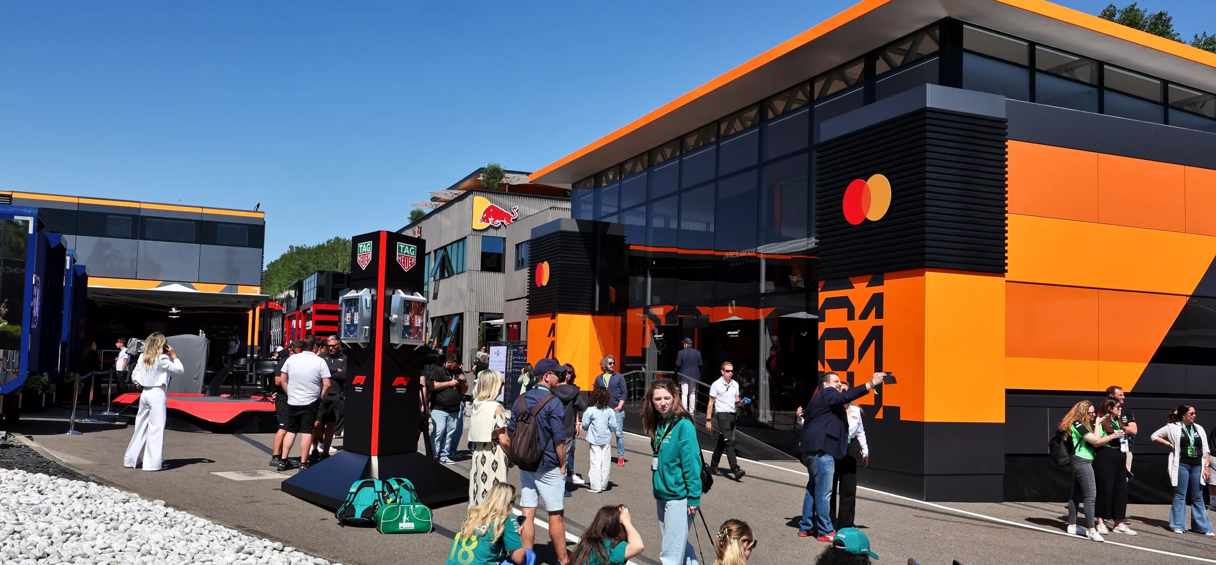 F1 paddock