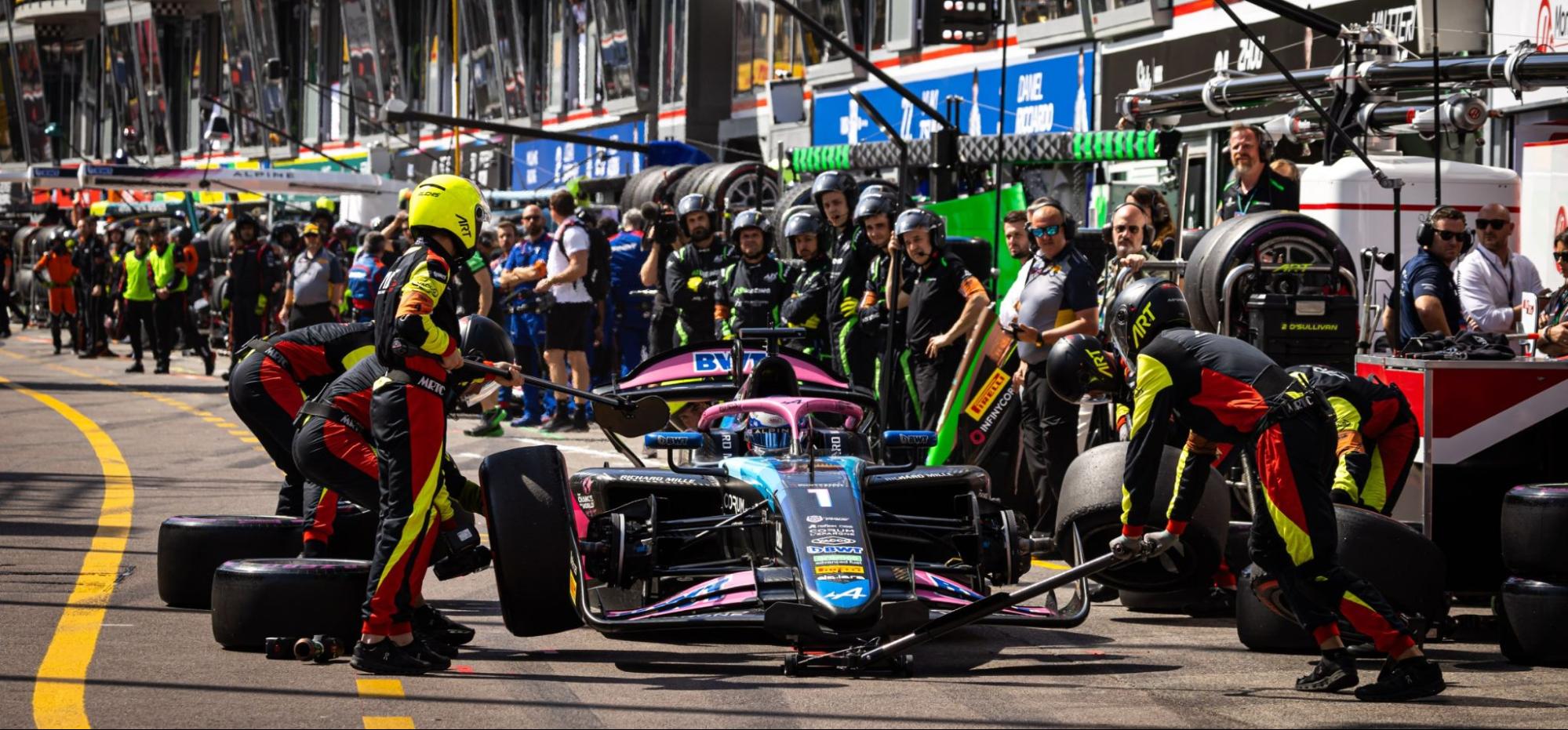 F2 pitstop Monaco