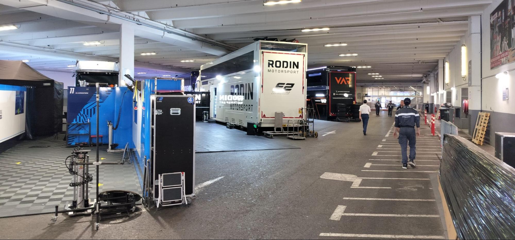 F2 paddock, Monaco