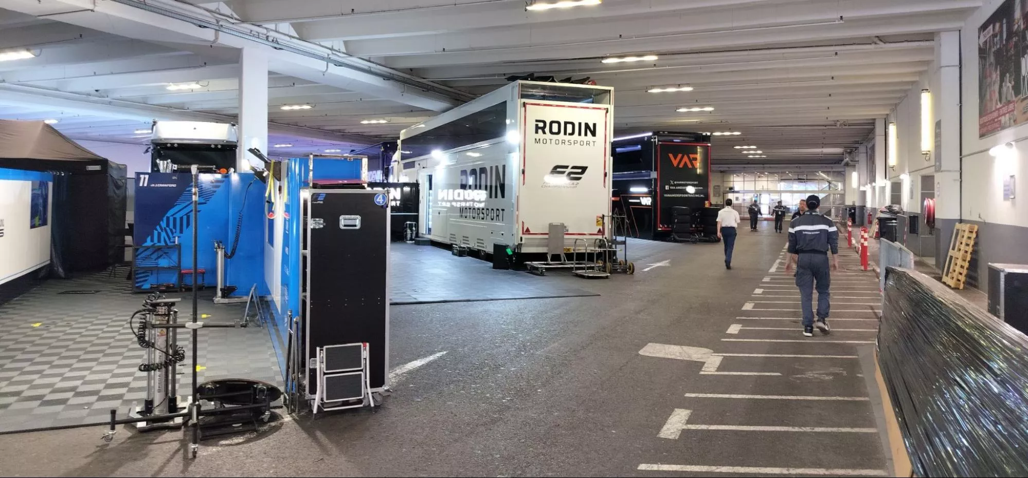F2 paddock, Monaco