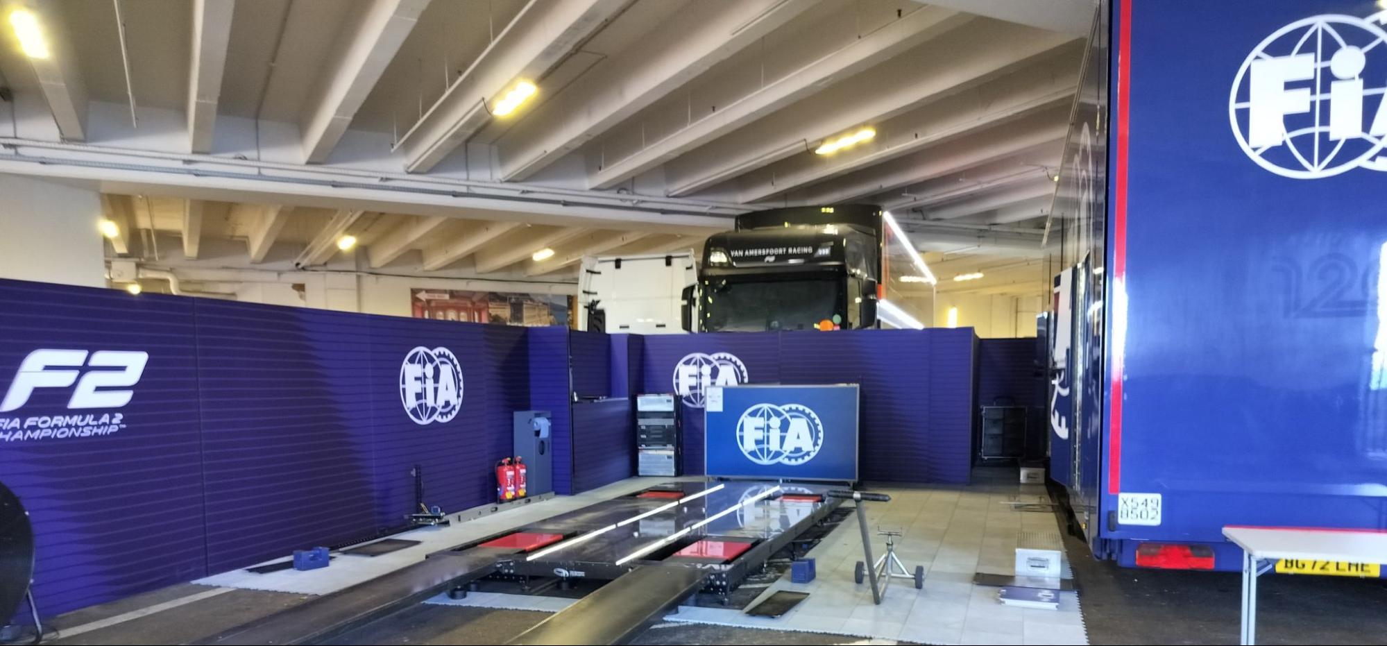 F2 paddock, Monaco