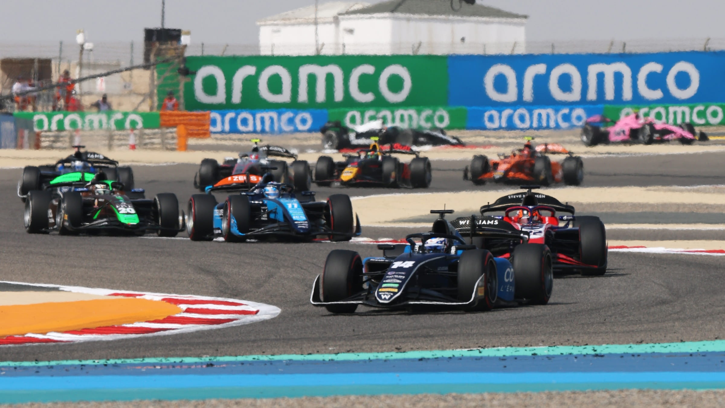 F2 race start bahrain