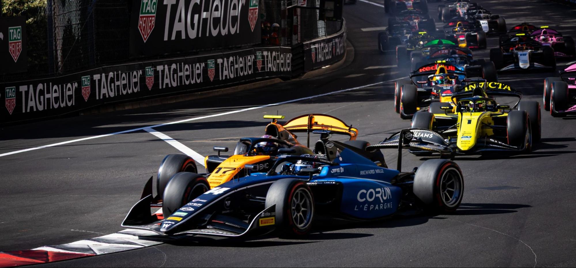 F2 crash Monaco 2025