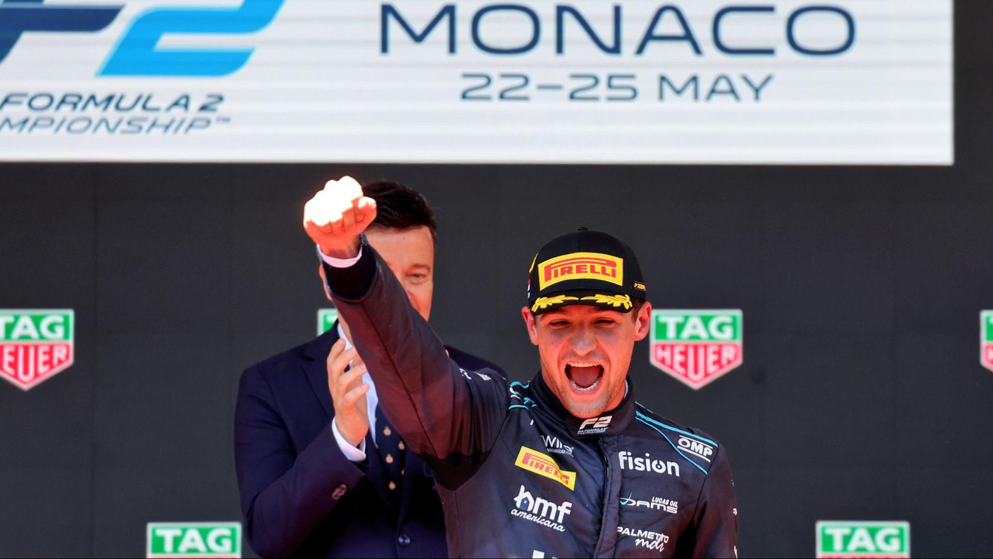 F2 podium Monaco 2025