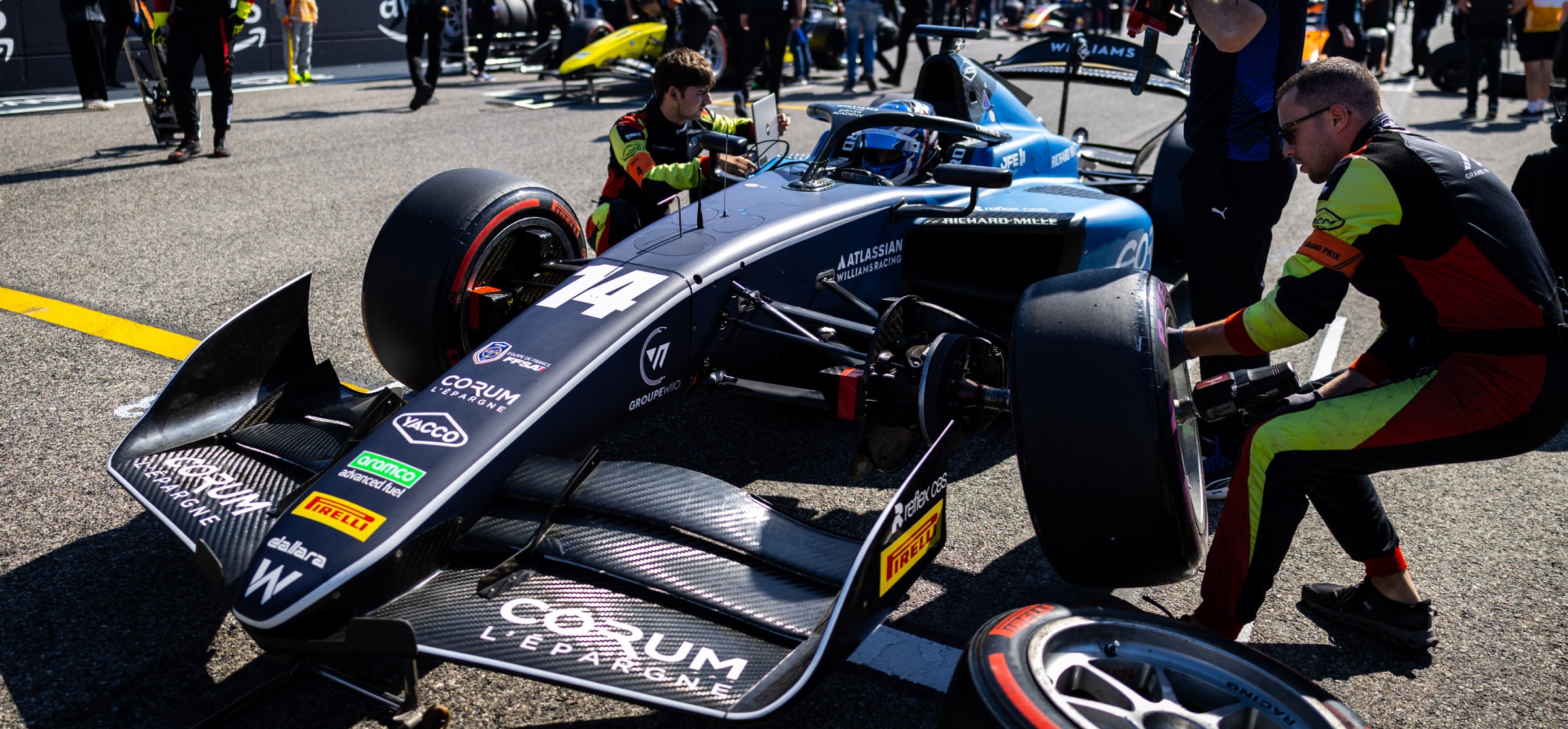 Victor Martins F2 car Imola