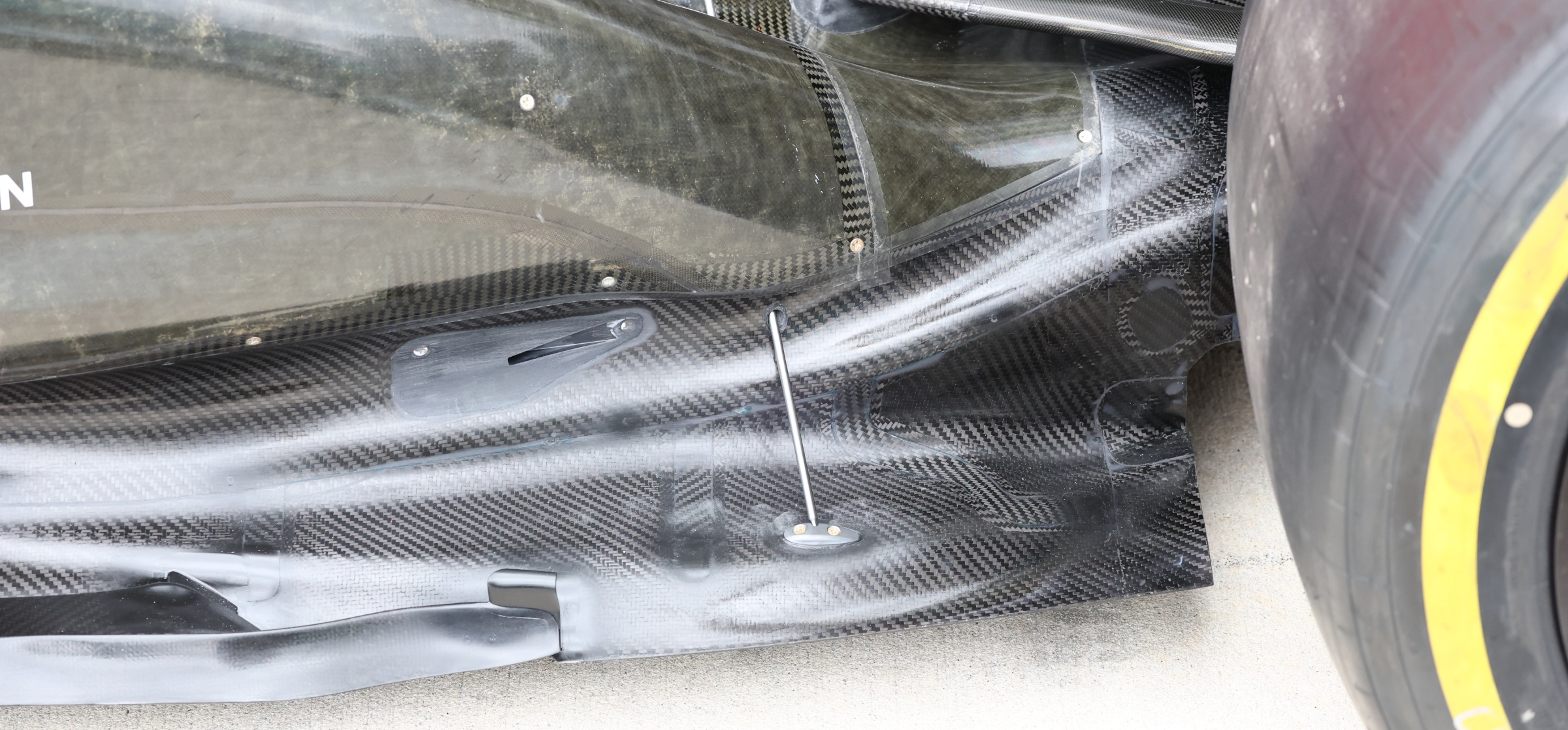 Outer floor of Red Bull F1 car