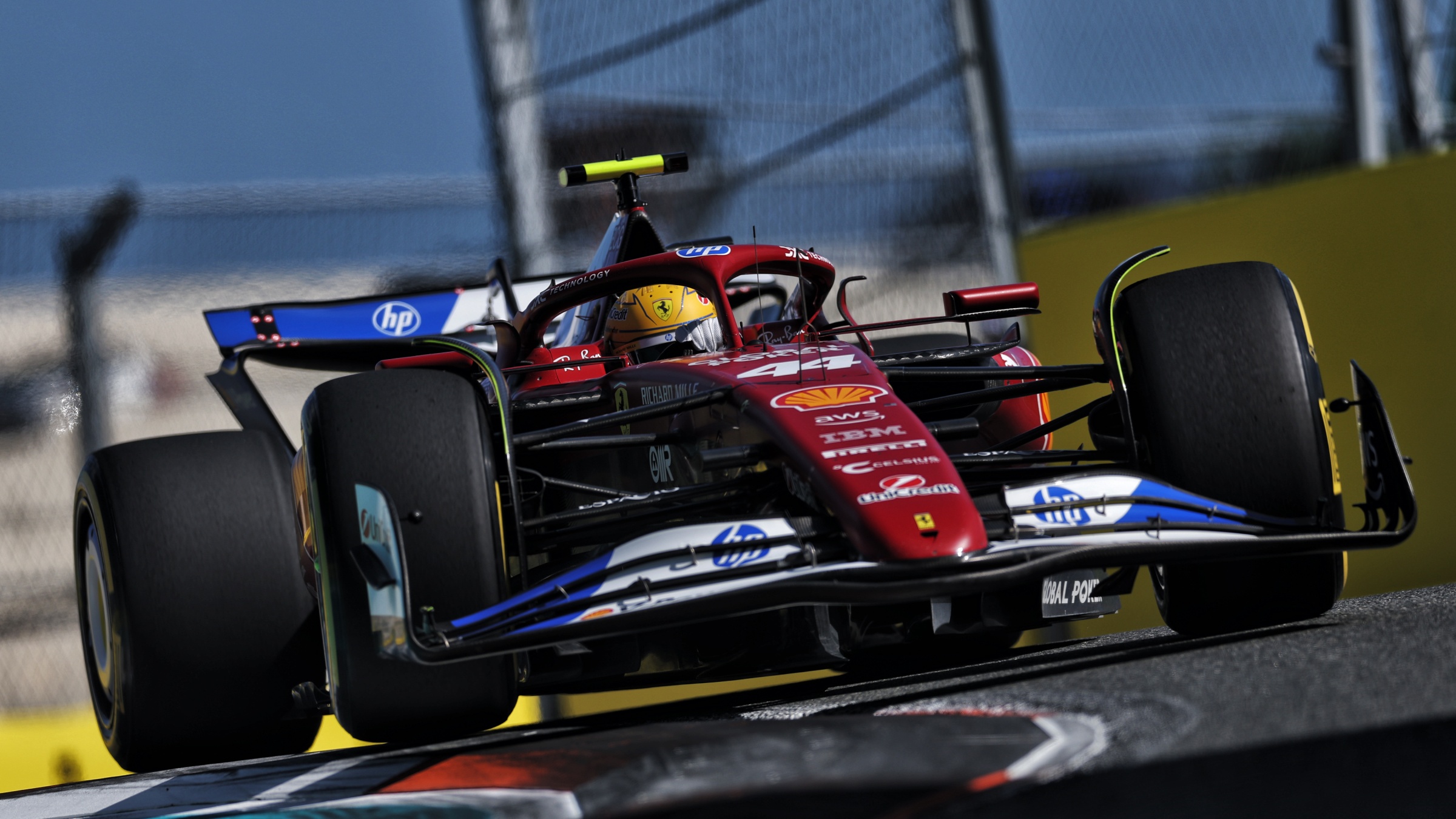 Ferrari F1 car in Miami 2025 F1 Grand Prix