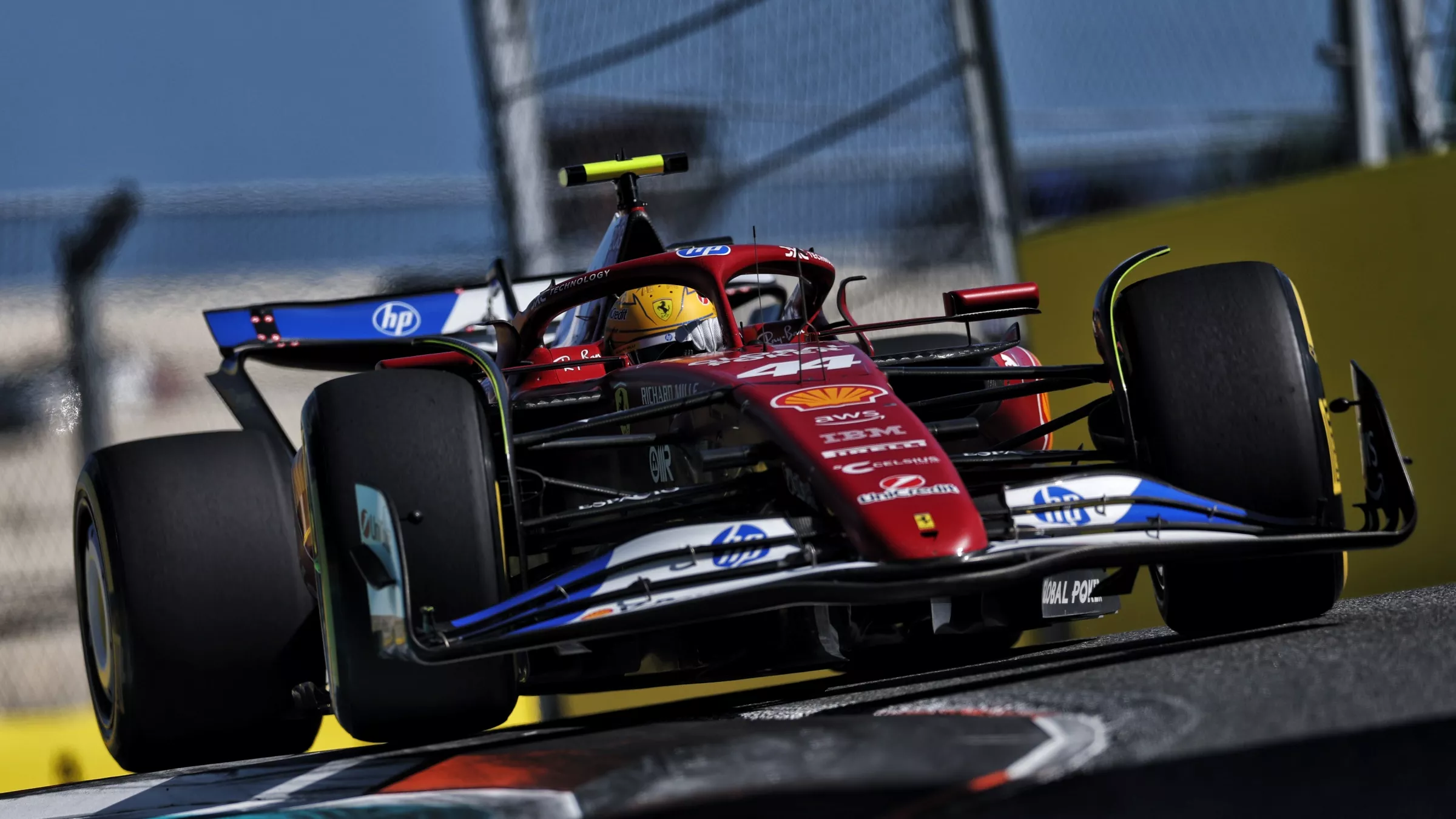 Ferrari F1 car in Miami 2025 F1 Grand Prix