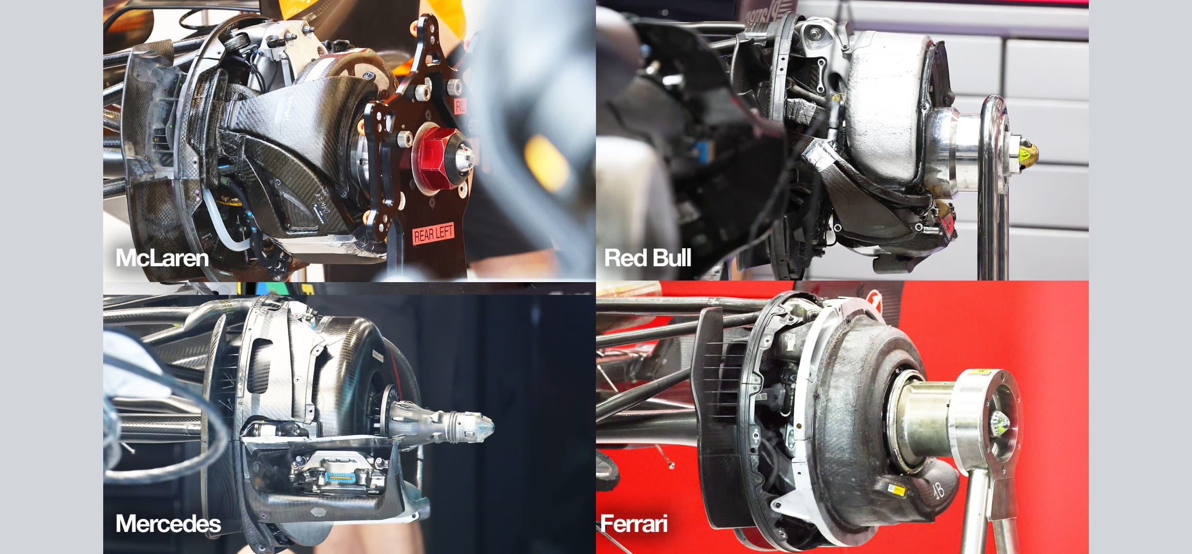 F1 brake drums comparison
