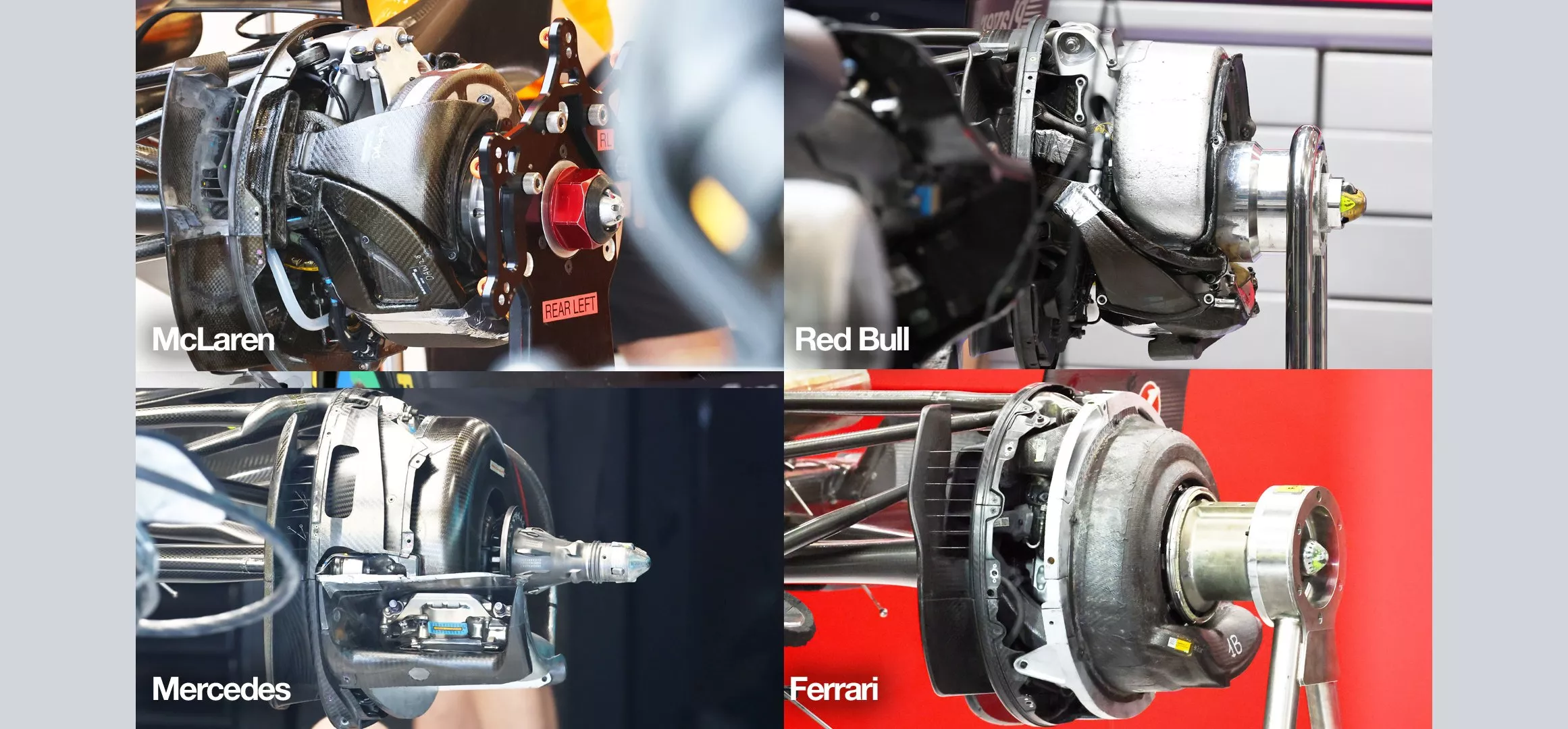 F1 brake drums comparison