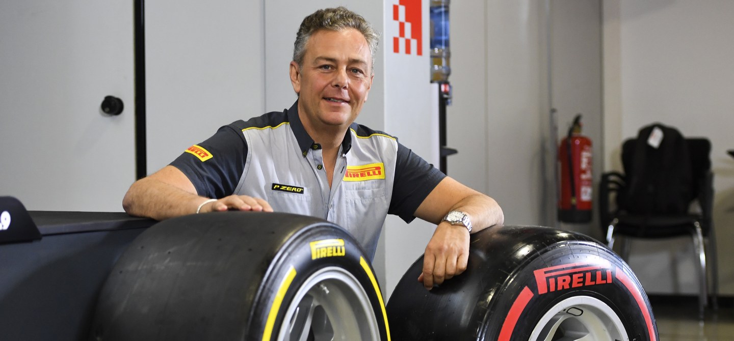 Mario Isola with F2 tyres