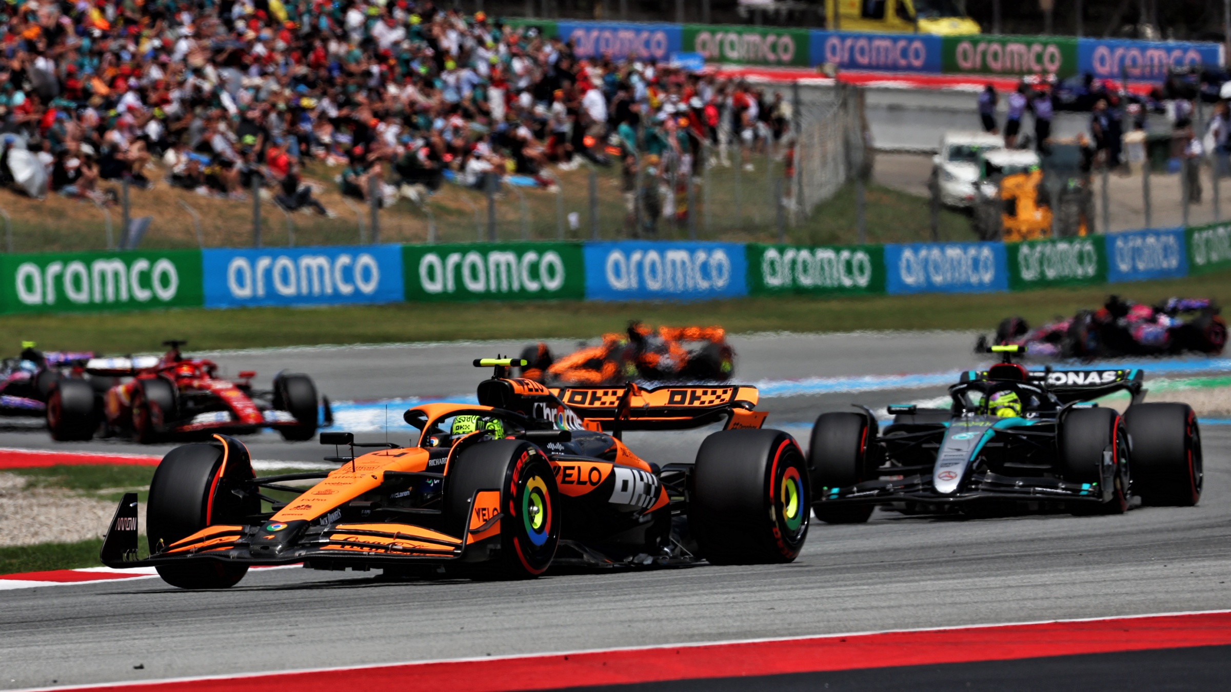 Start of 2024 F1 Spain GP