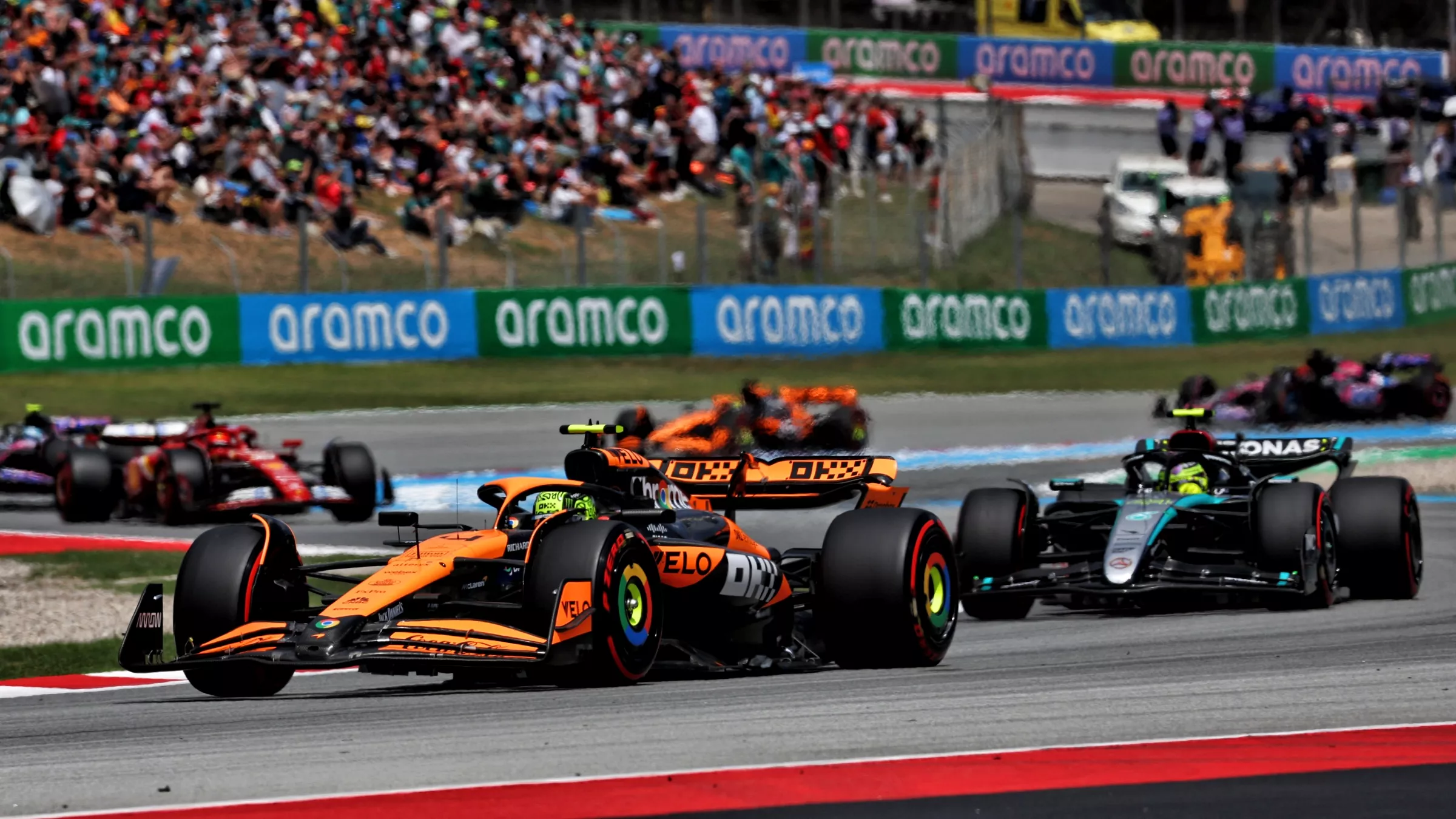 Start of 2024 F1 Spain GP