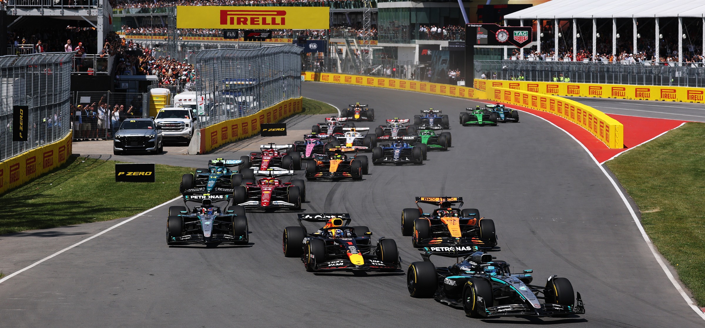 2025 Canadian Grand Prix race start
