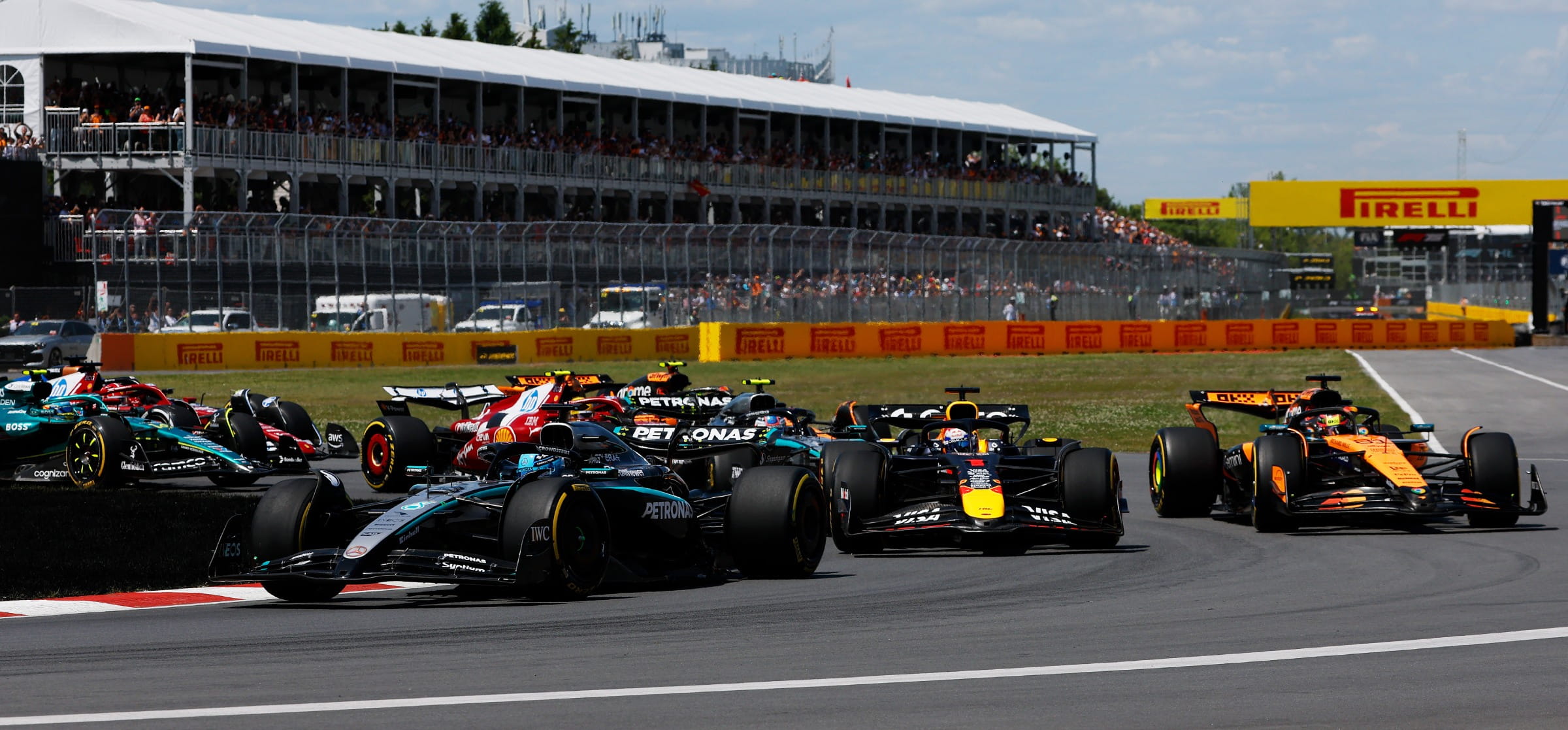 2025 Canadian Grand Prix race start