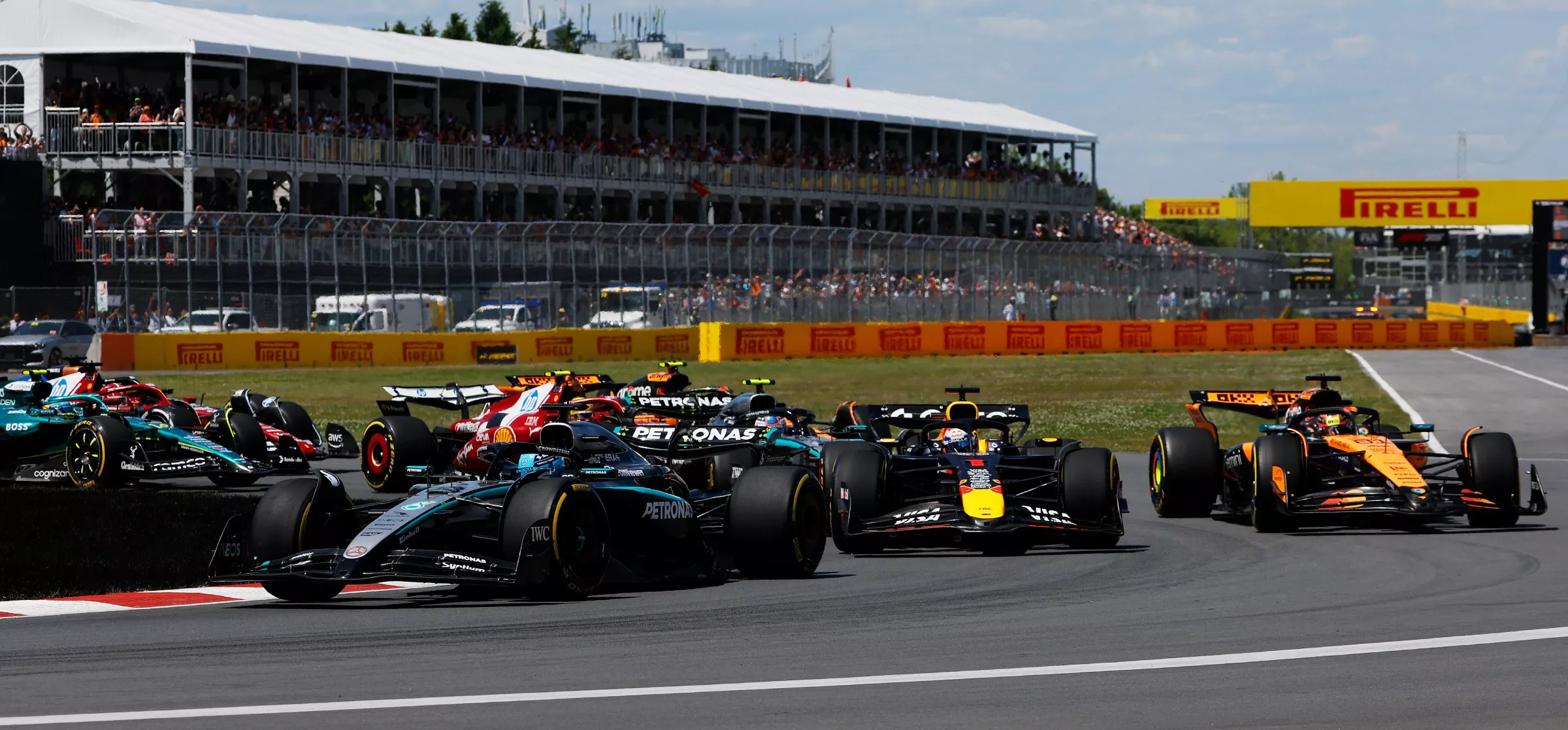 2025 Canadian Grand Prix race start