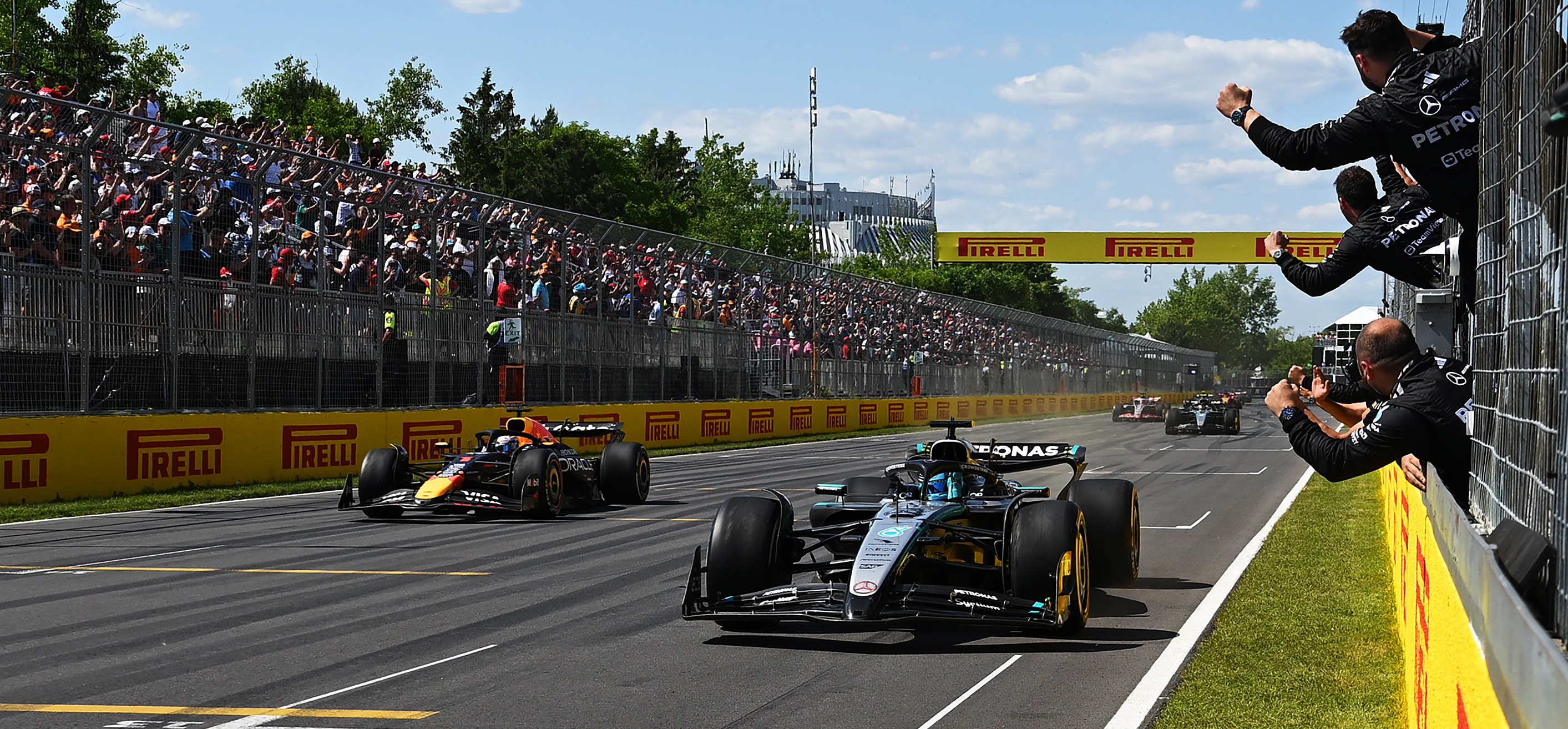 2025 Canadian Grand Prix chequered flag
